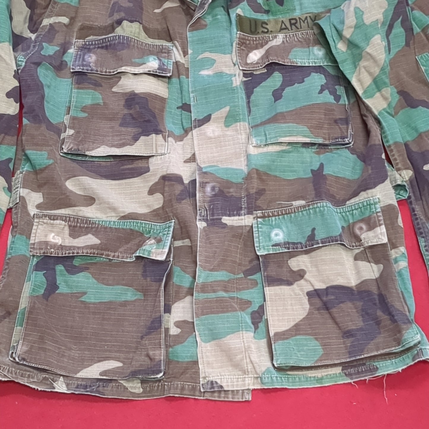 US Army US Army SMALL REGULAR Uniform Top BDU Woodland Pattern (09CR cb5-10)