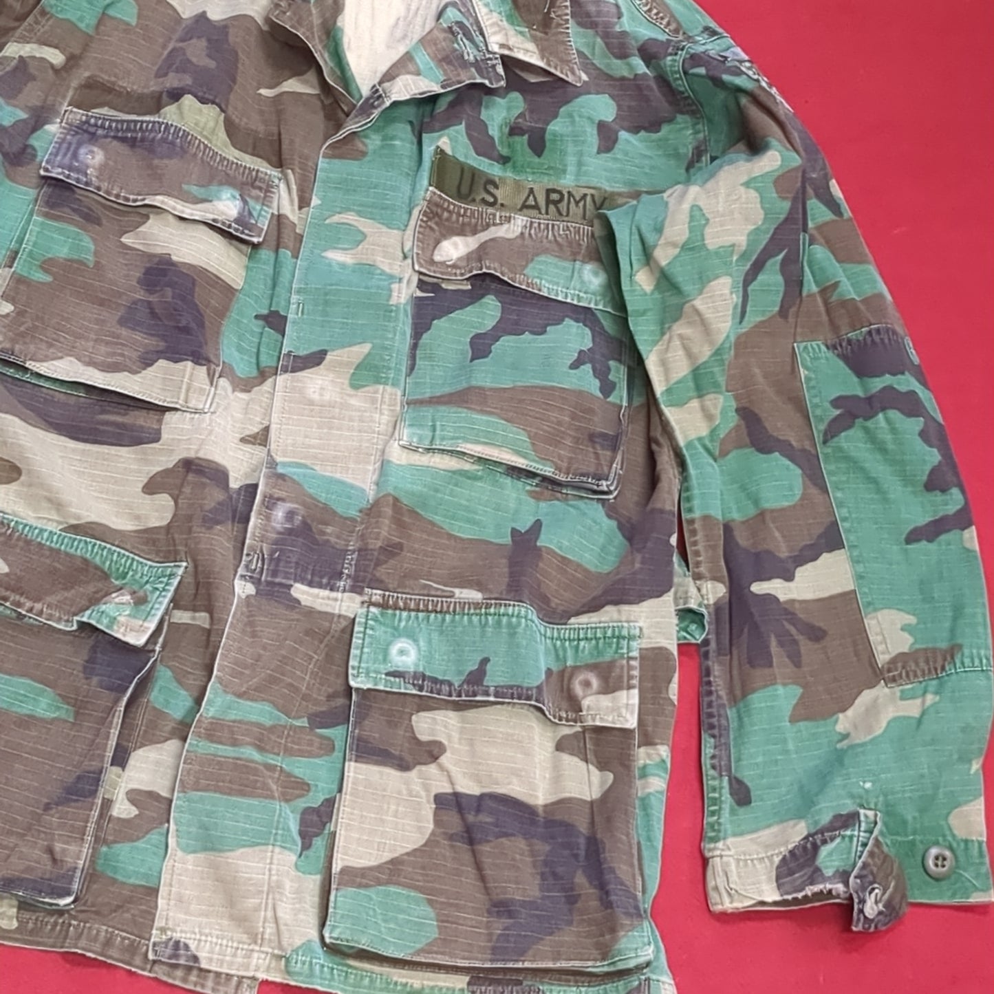 US Army US Army SMALL REGULAR Uniform Top BDU Woodland Pattern (09CR cb5-10)