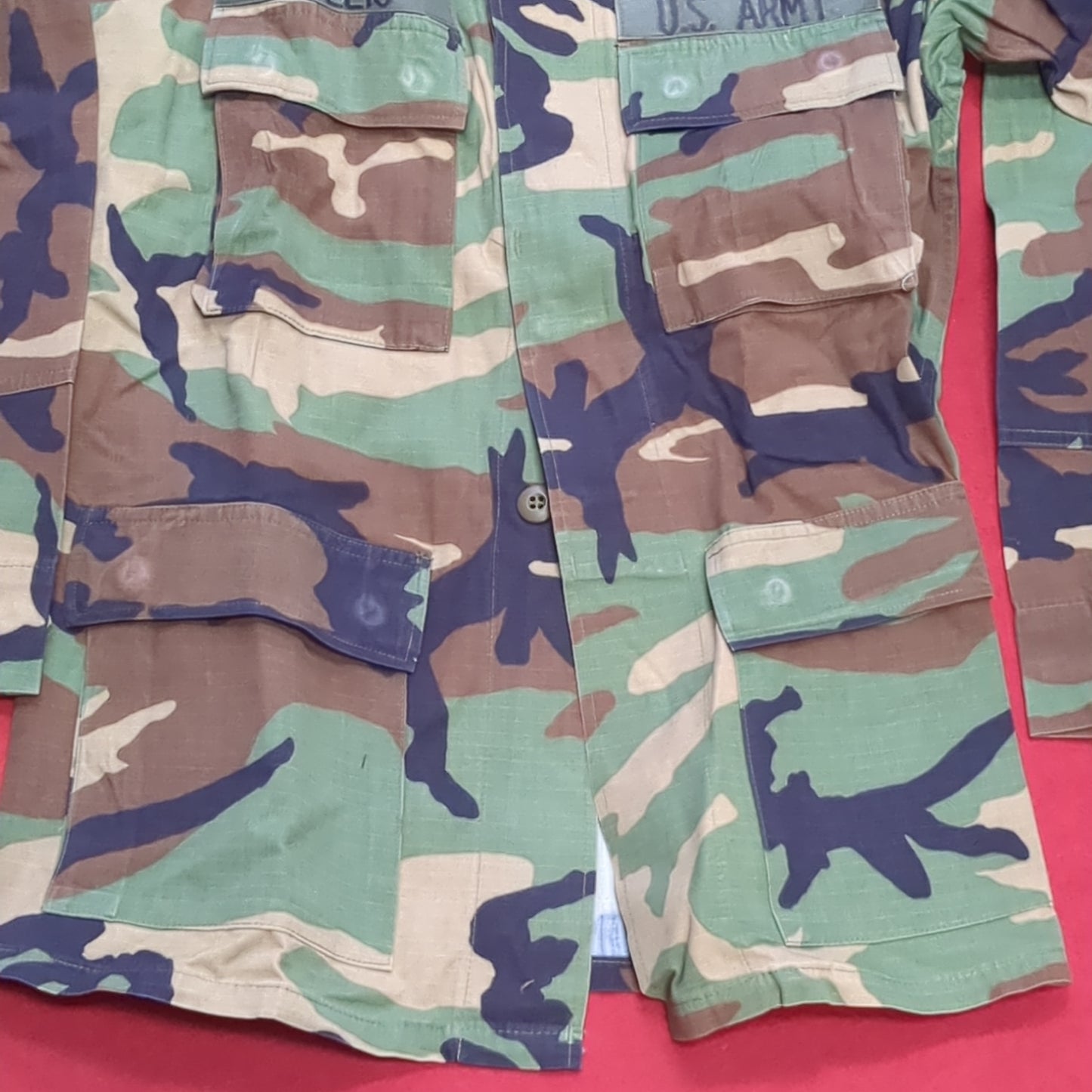 US Army US Army SMALL REGULAR Uniform Top BDU Woodland Pattern (09CR cb5-8)