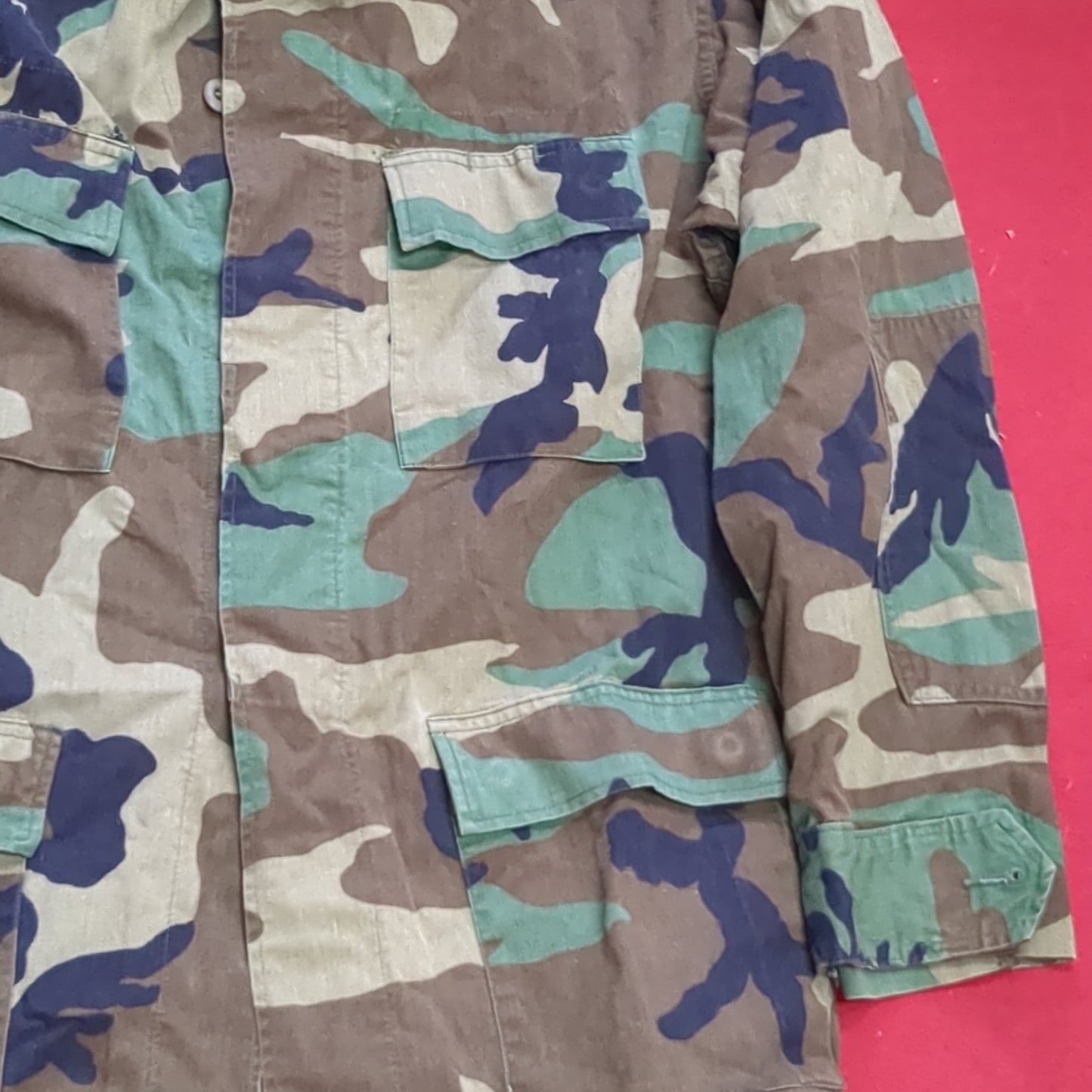 US Army LARGE LONG Uniform Top BDU Woodland Pattern (03cc cb7-7)