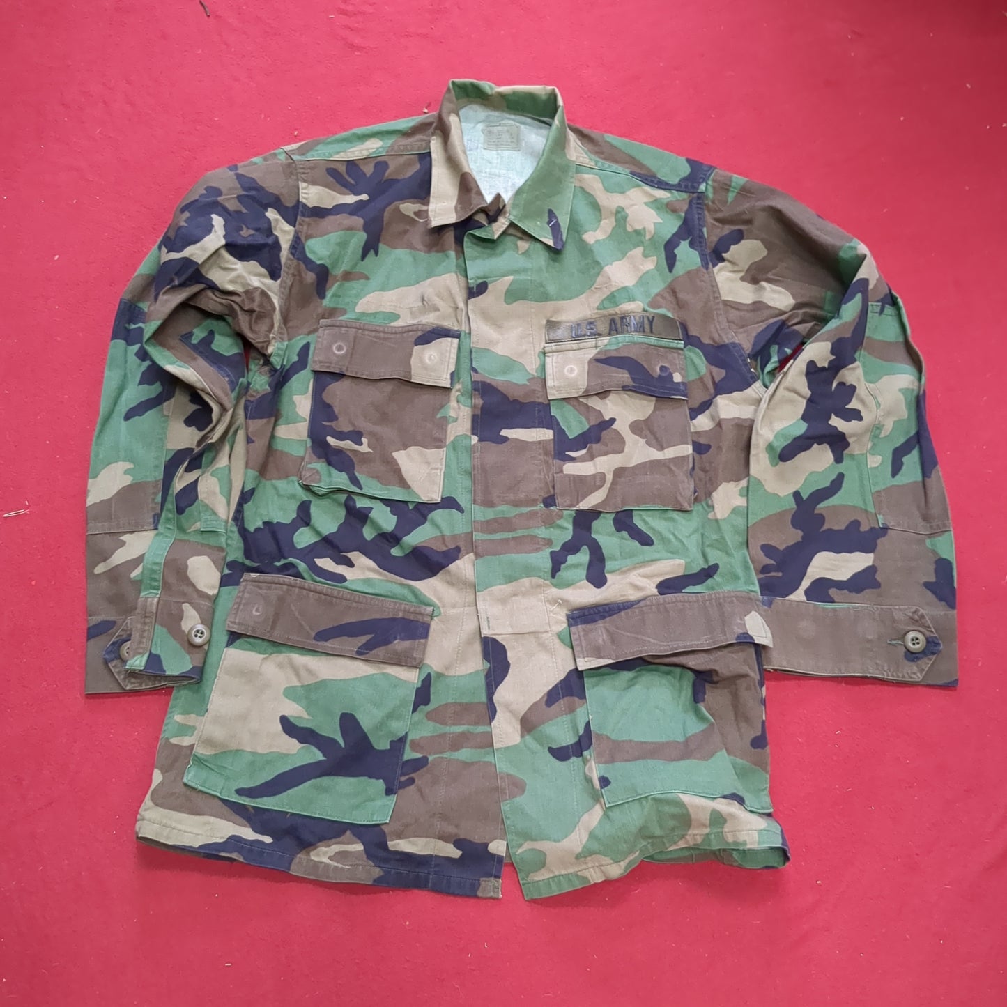 US Army SMALL REGULAR Uniform Top BDU Woodland Pattern (03cc cb7-13)