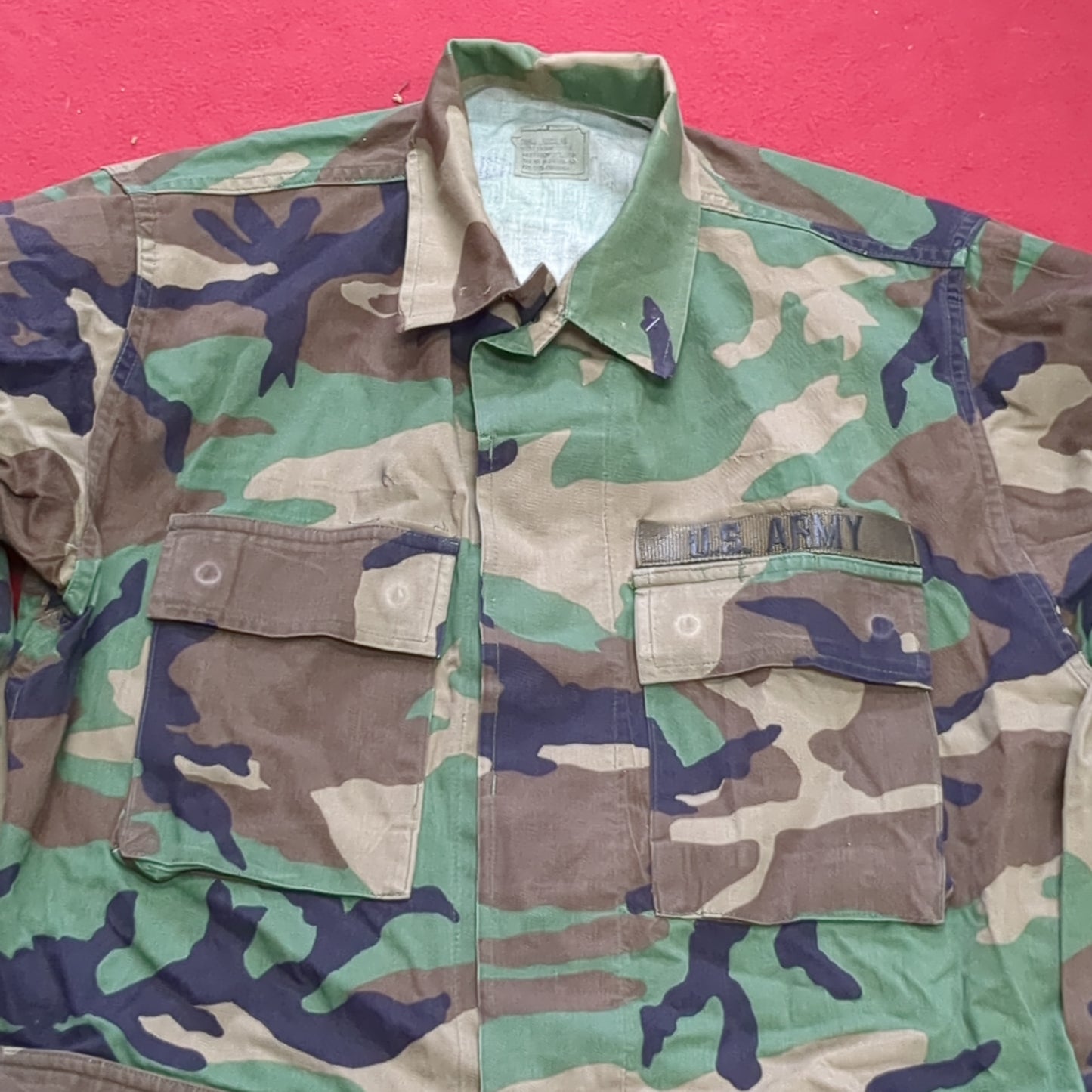 US Army SMALL REGULAR Uniform Top BDU Woodland Pattern (03cc cb7-13)
