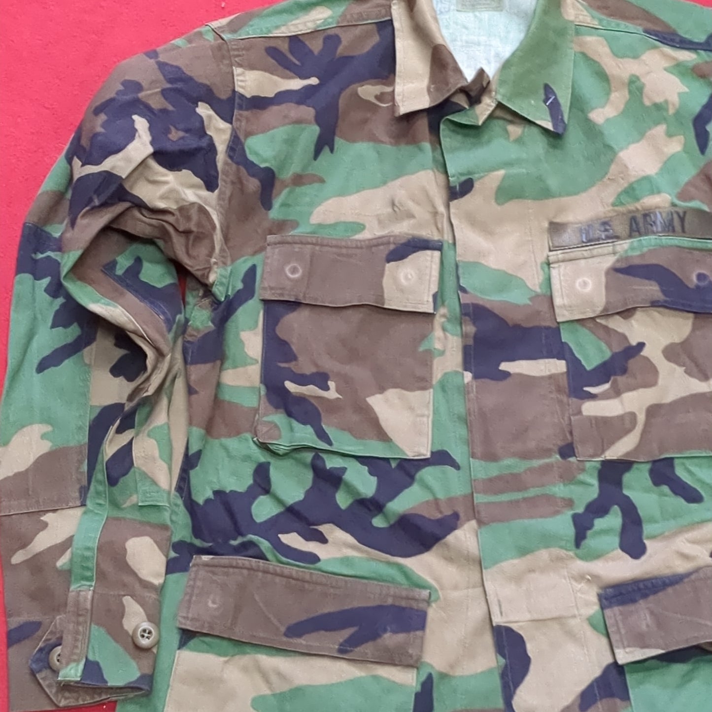 US Army SMALL REGULAR Uniform Top BDU Woodland Pattern (03cc cb7-13)