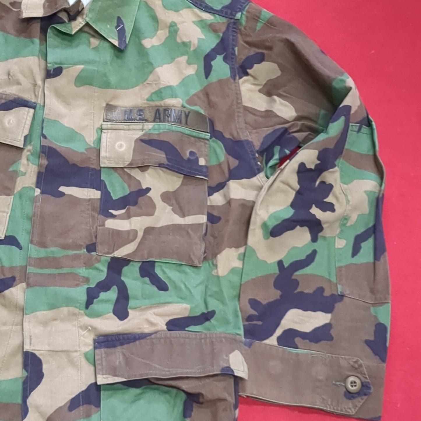 US Army SMALL REGULAR Uniform Top BDU Woodland Pattern (03cc cb7-13)