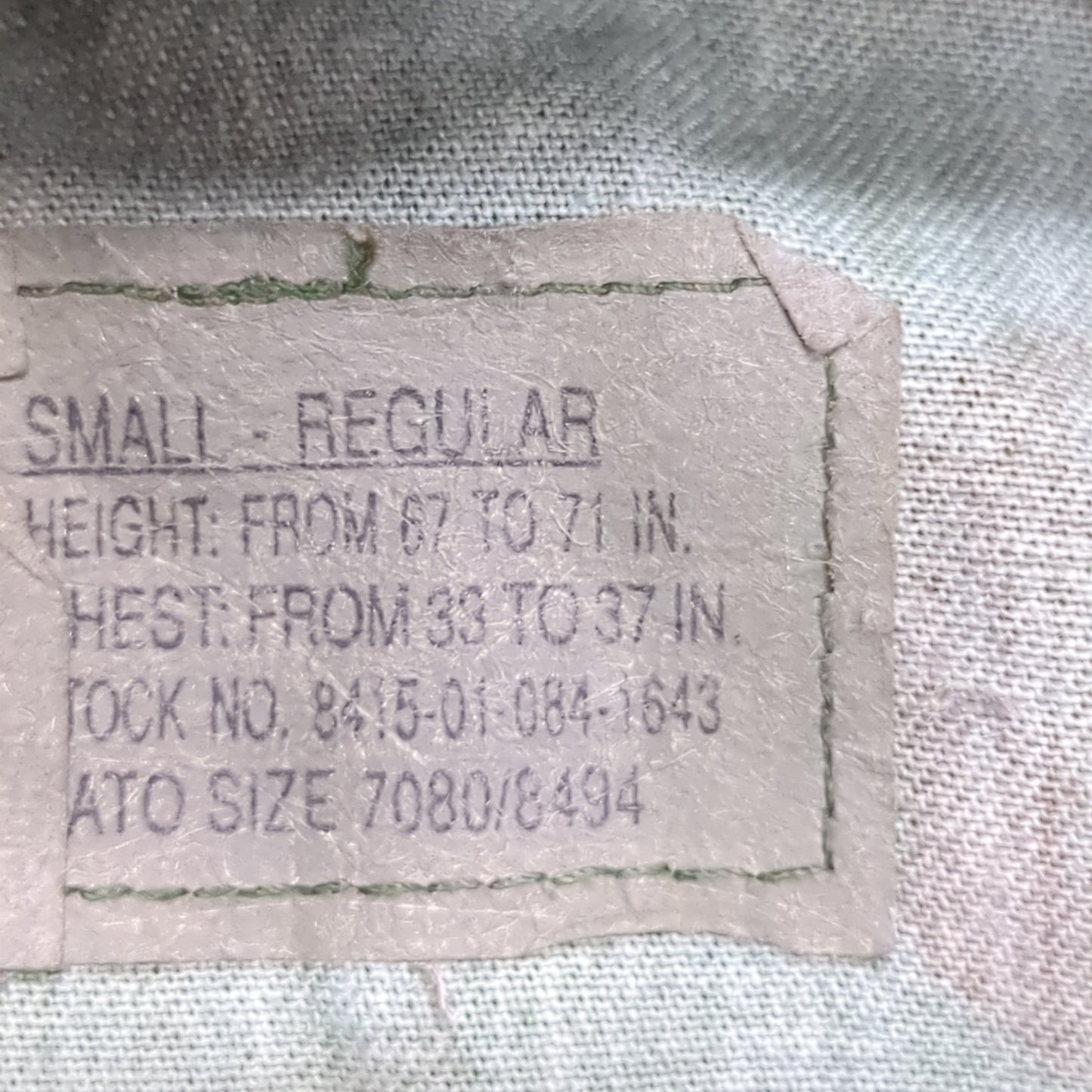 US Army SMALL REGULAR Uniform Top BDU Woodland Pattern (03cc cb7-13)