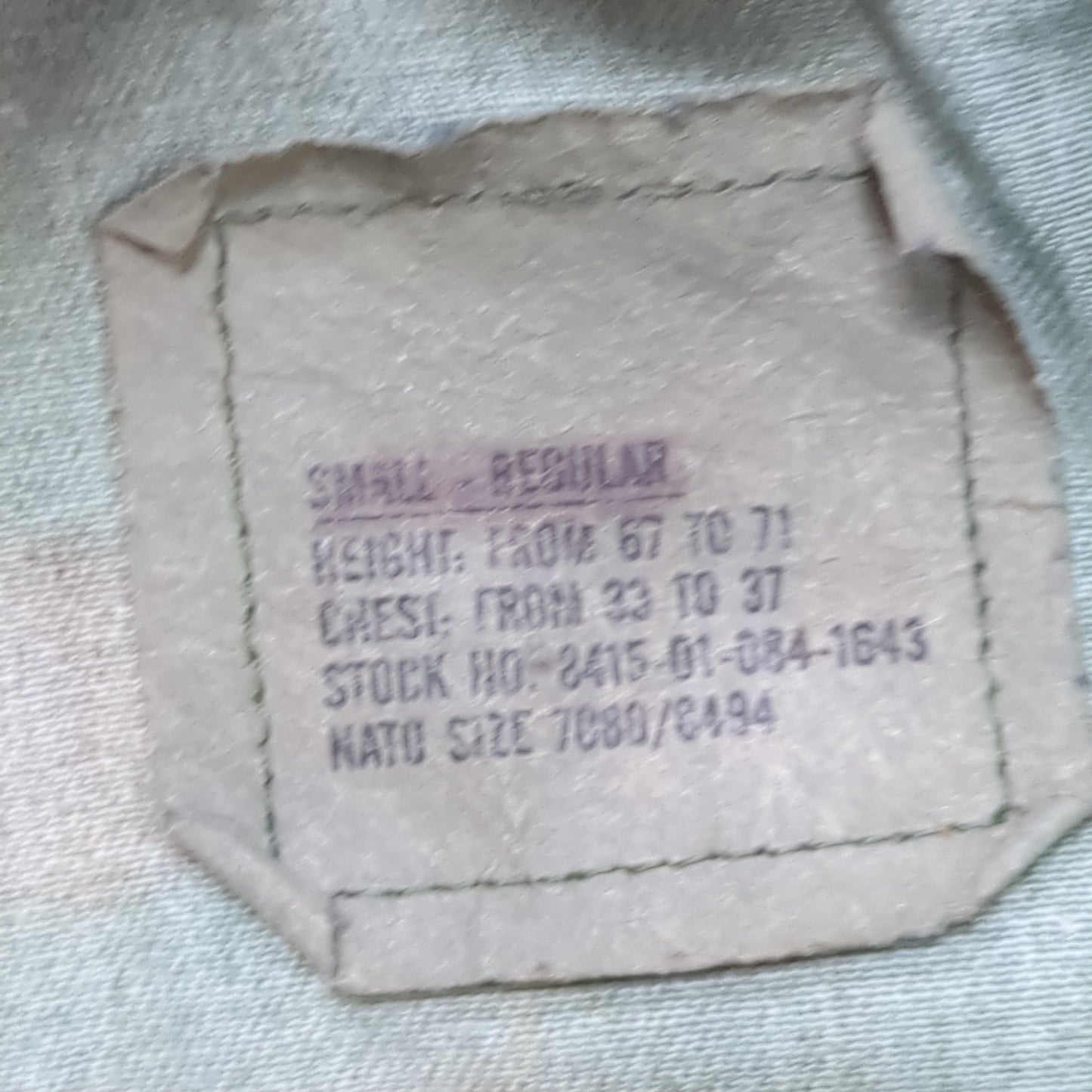 US Army US Army SMALL REGULAR Uniform Top BDU Woodland Pattern (03cc cb7-14)
