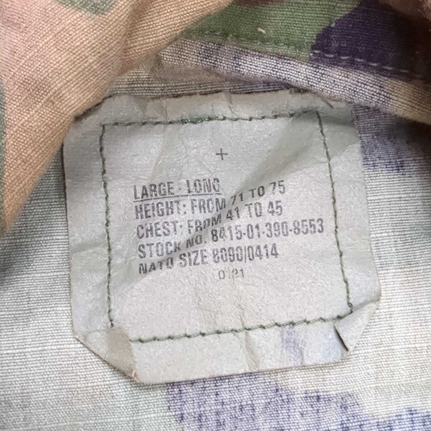 US Army US Army LARGE LONG Uniform Top BDU Woodland Pattern (03cc cb7-9)