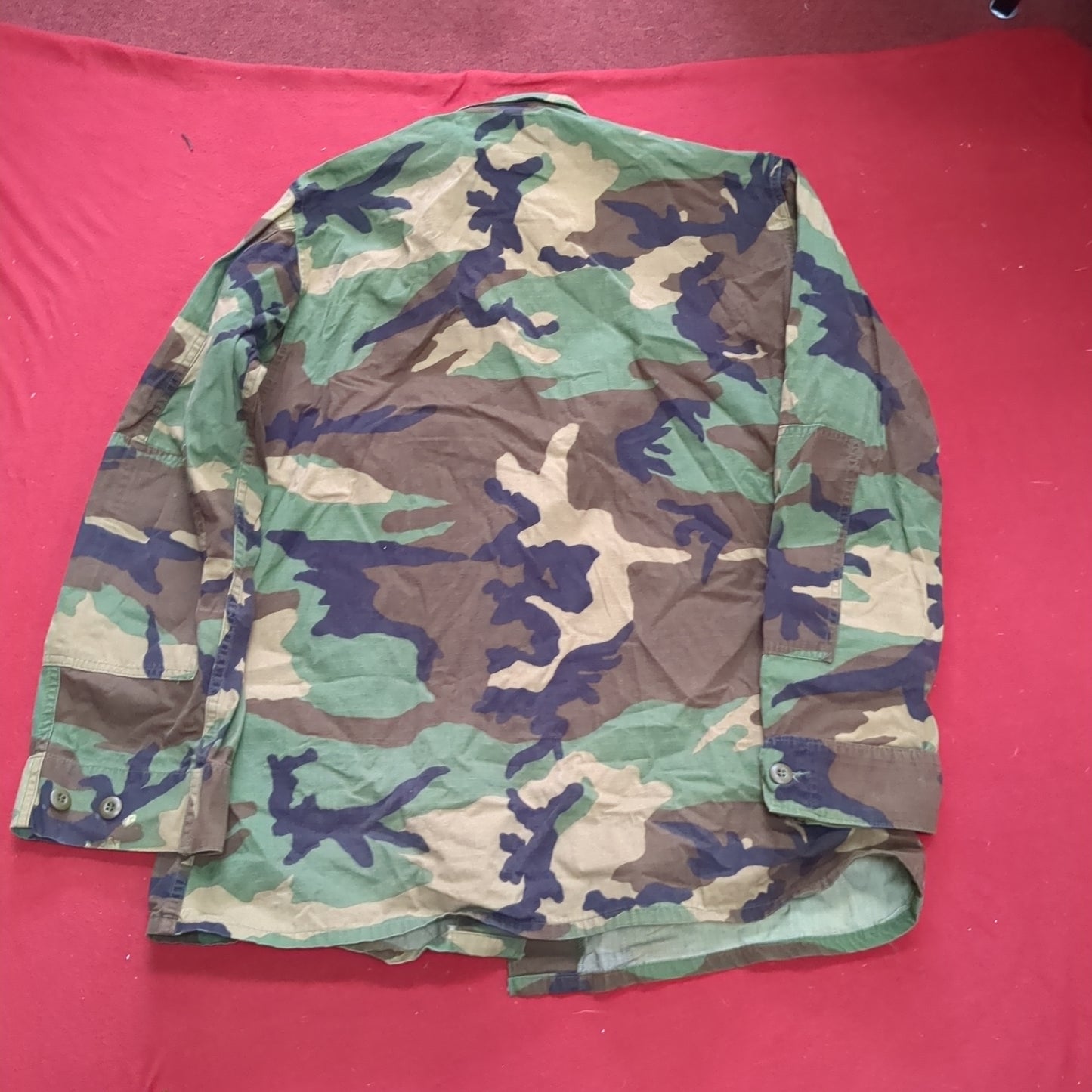 US Army US Army LARGE LONG Uniform Top BDU Woodland Pattern (03cc cb7-9)
