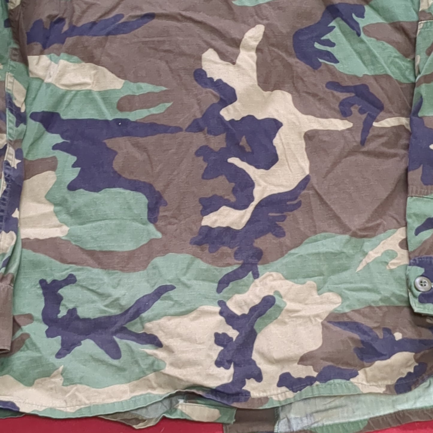 US Army US Army LARGE LONG Uniform Top BDU Woodland Pattern (03cc cb7-9)