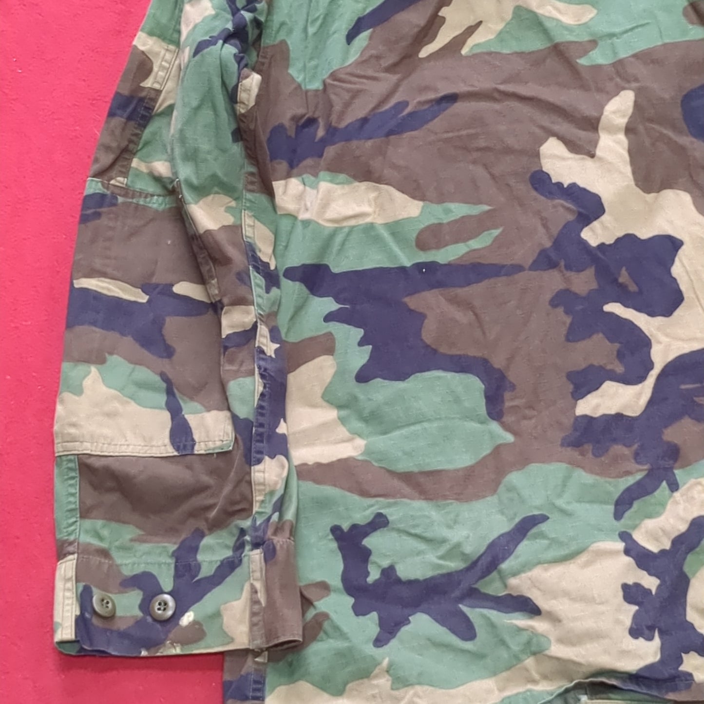 US Army US Army LARGE LONG Uniform Top BDU Woodland Pattern (03cc cb7-9)