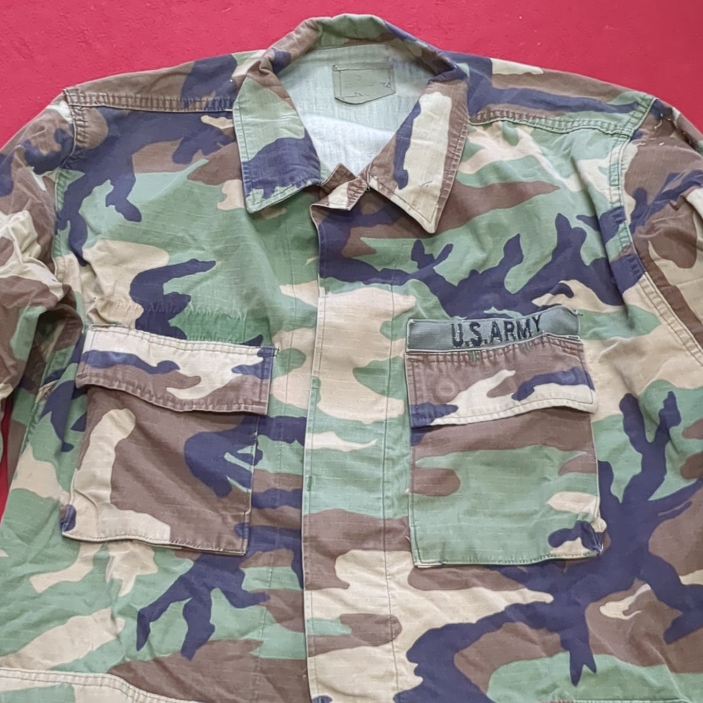 US Army US Army SMALL REGULAR Uniform Top BDU Woodland Pattern (03cc cb7-18)