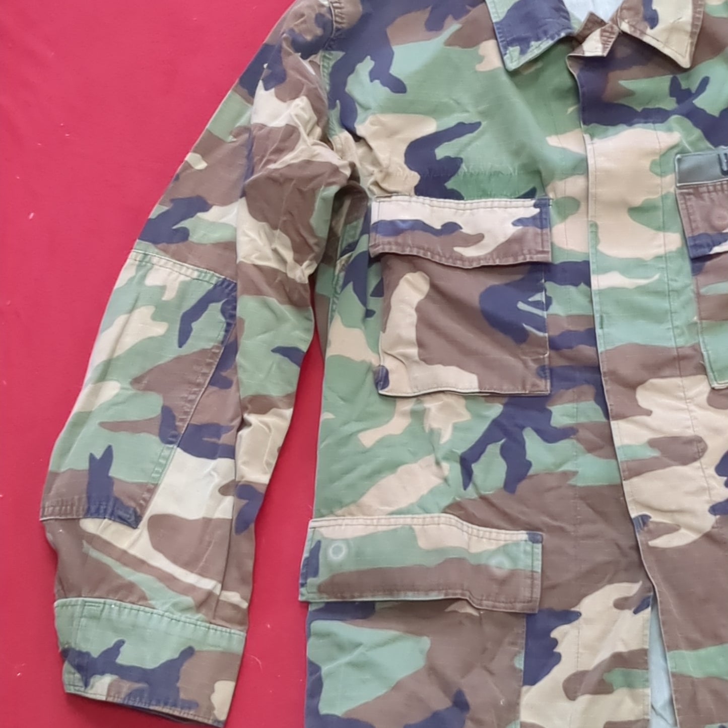 US Army US Army SMALL REGULAR Uniform Top BDU Woodland Pattern (03cc cb7-18)