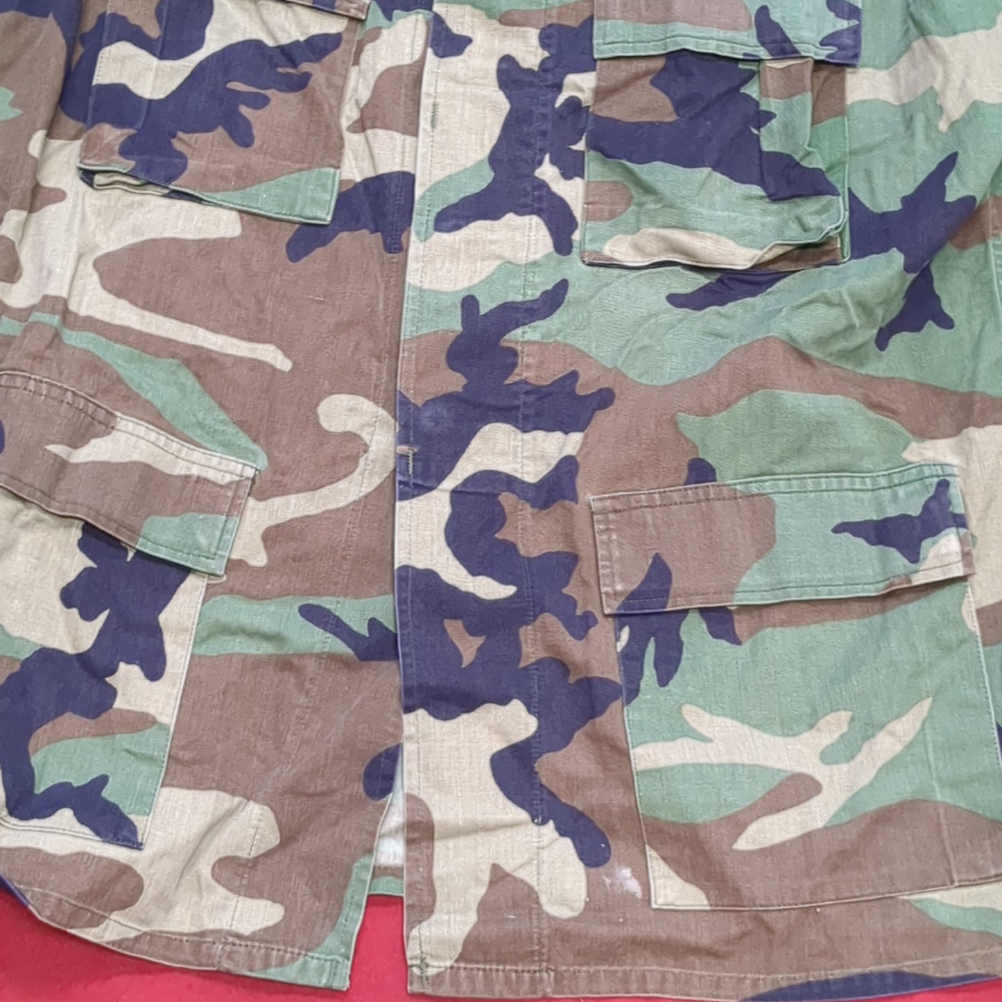 US Army LARGE LONG Uniform Top BDU Woodland Pattern (03cc cb7-3)