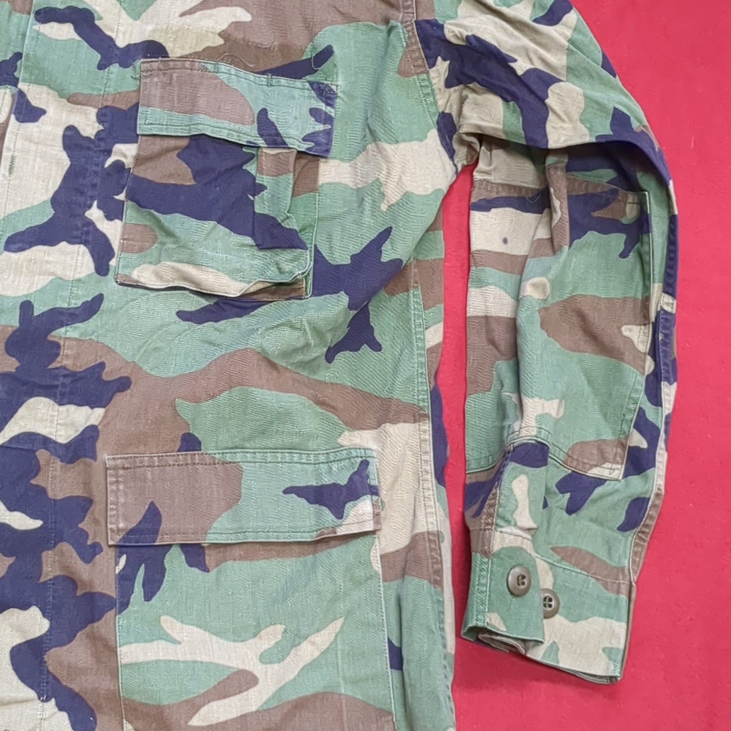US Army LARGE LONG Uniform Top BDU Woodland Pattern (03cc cb7-3)