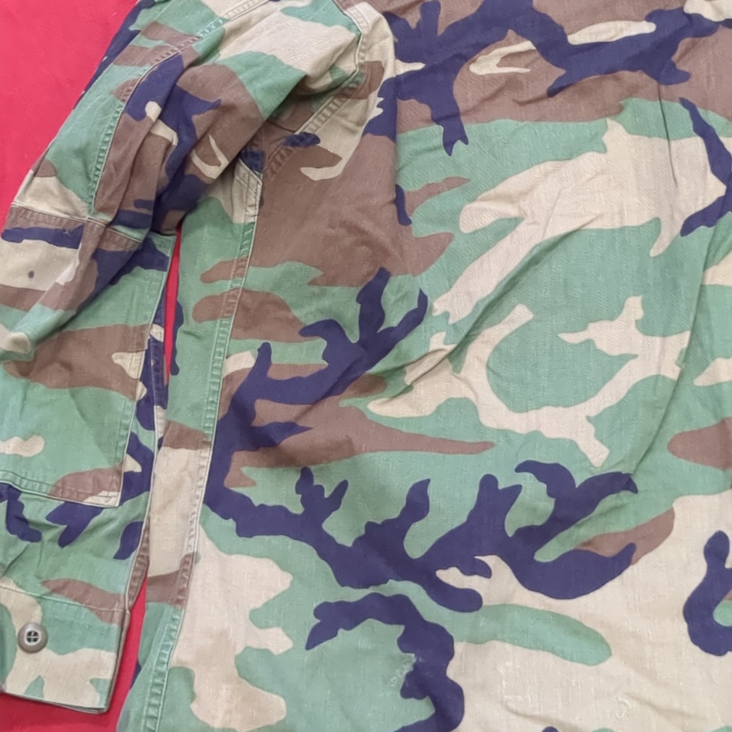 US Army LARGE LONG Uniform Top BDU Woodland Pattern (03cc cb7-3)