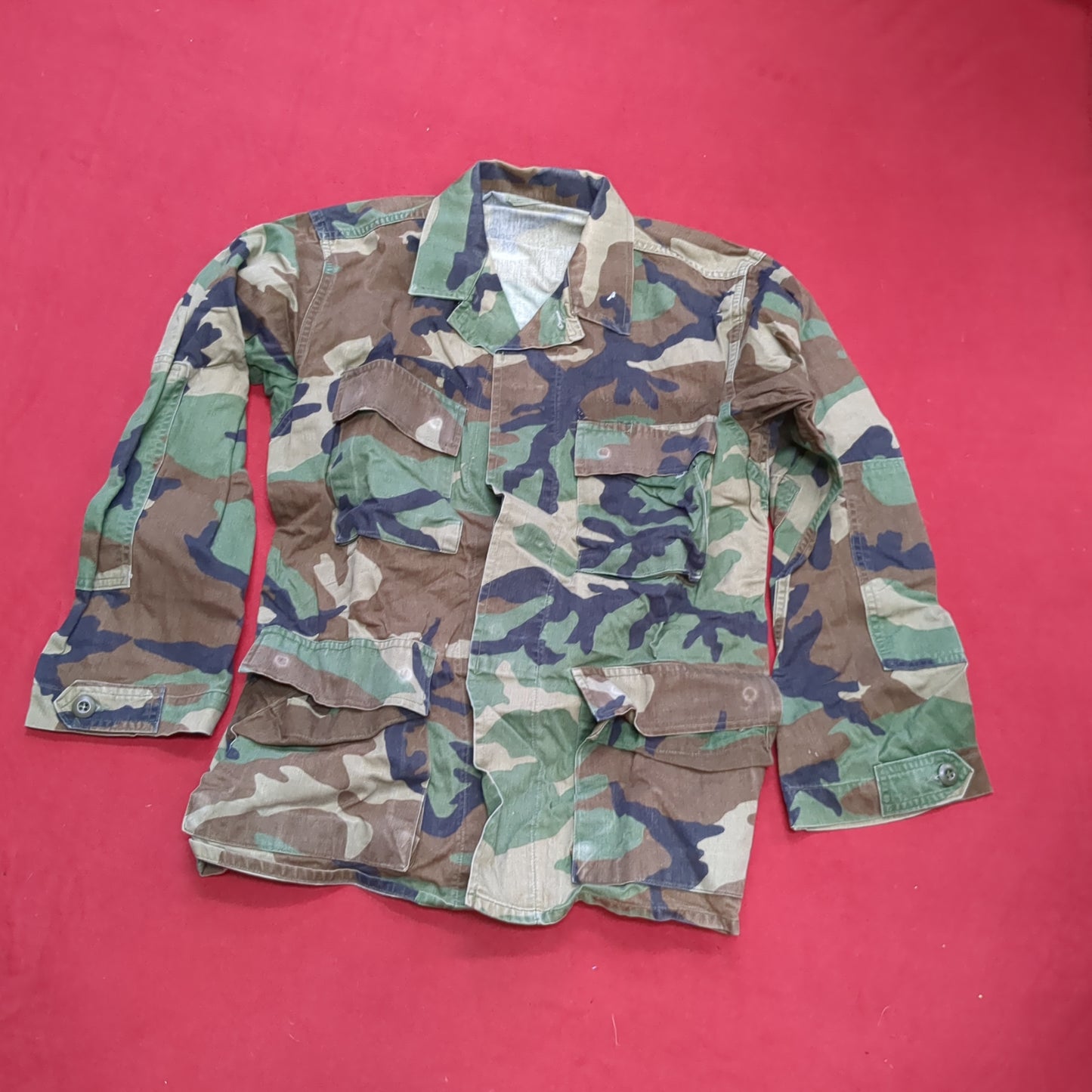 US Army SMALL REGULAR Uniform Top BDU Woodland Pattern (03cc cb7-19)