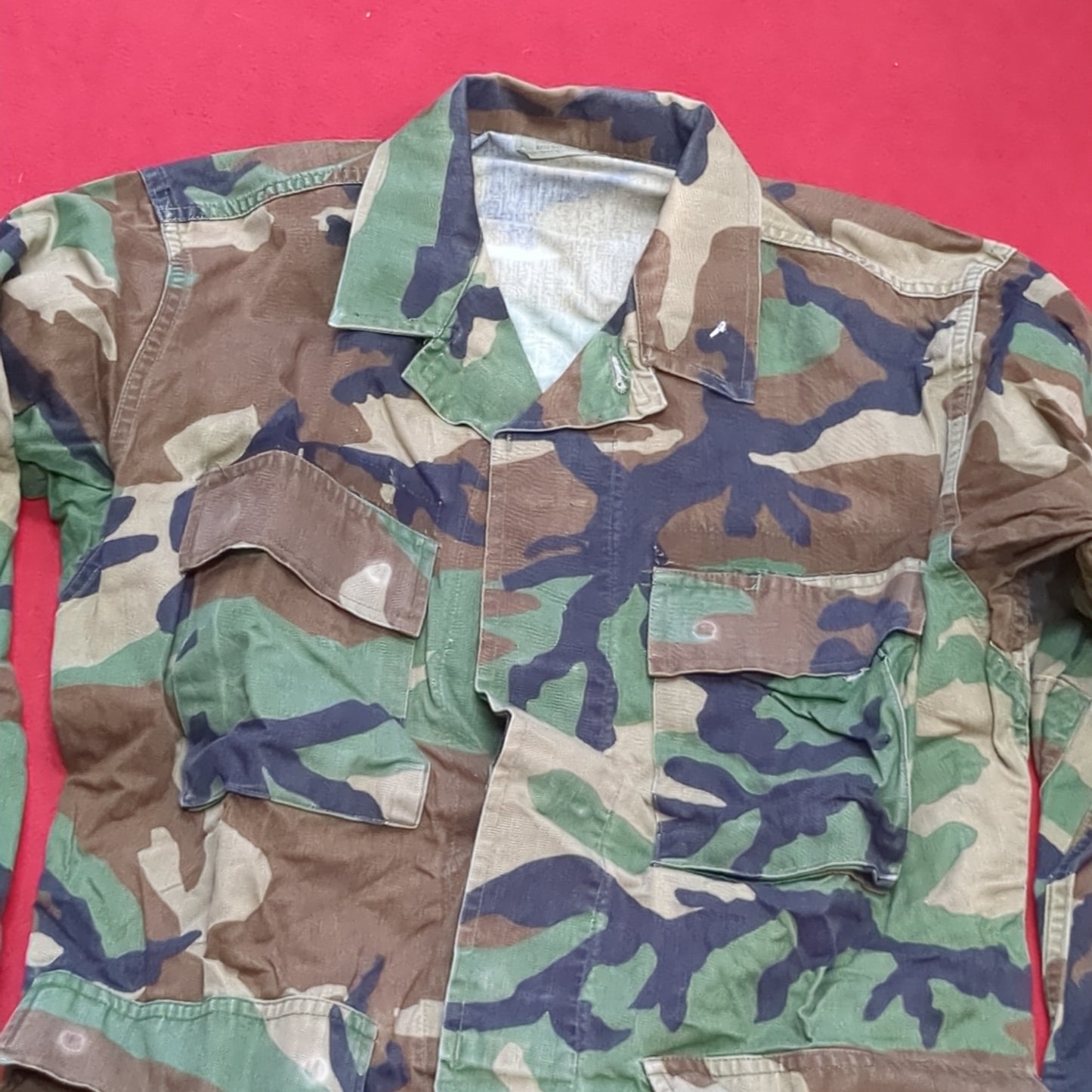 US Army SMALL REGULAR Uniform Top BDU Woodland Pattern (03cc cb7-19)