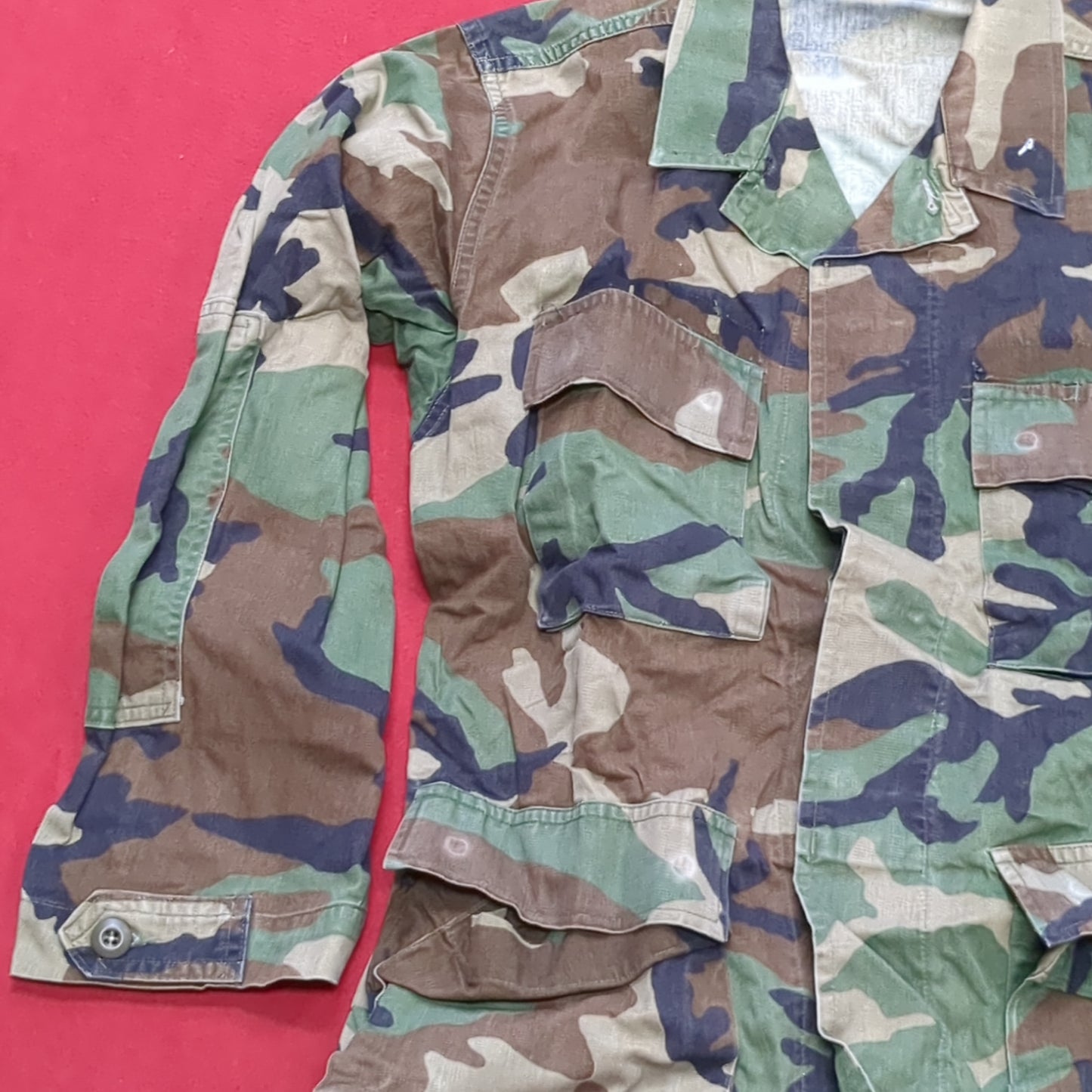 US Army SMALL REGULAR Uniform Top BDU Woodland Pattern (03cc cb7-19)