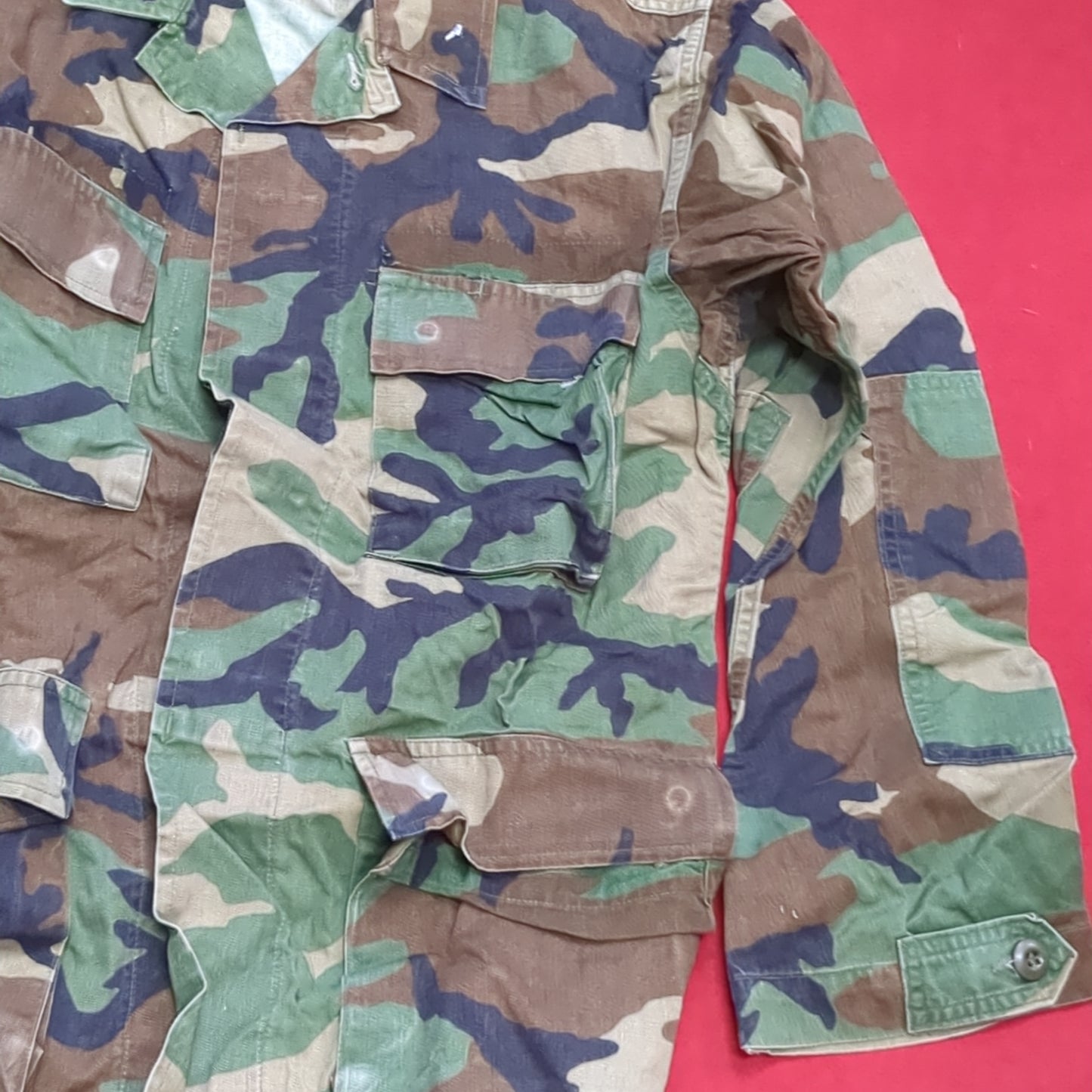 US Army SMALL REGULAR Uniform Top BDU Woodland Pattern (03cc cb7-19)