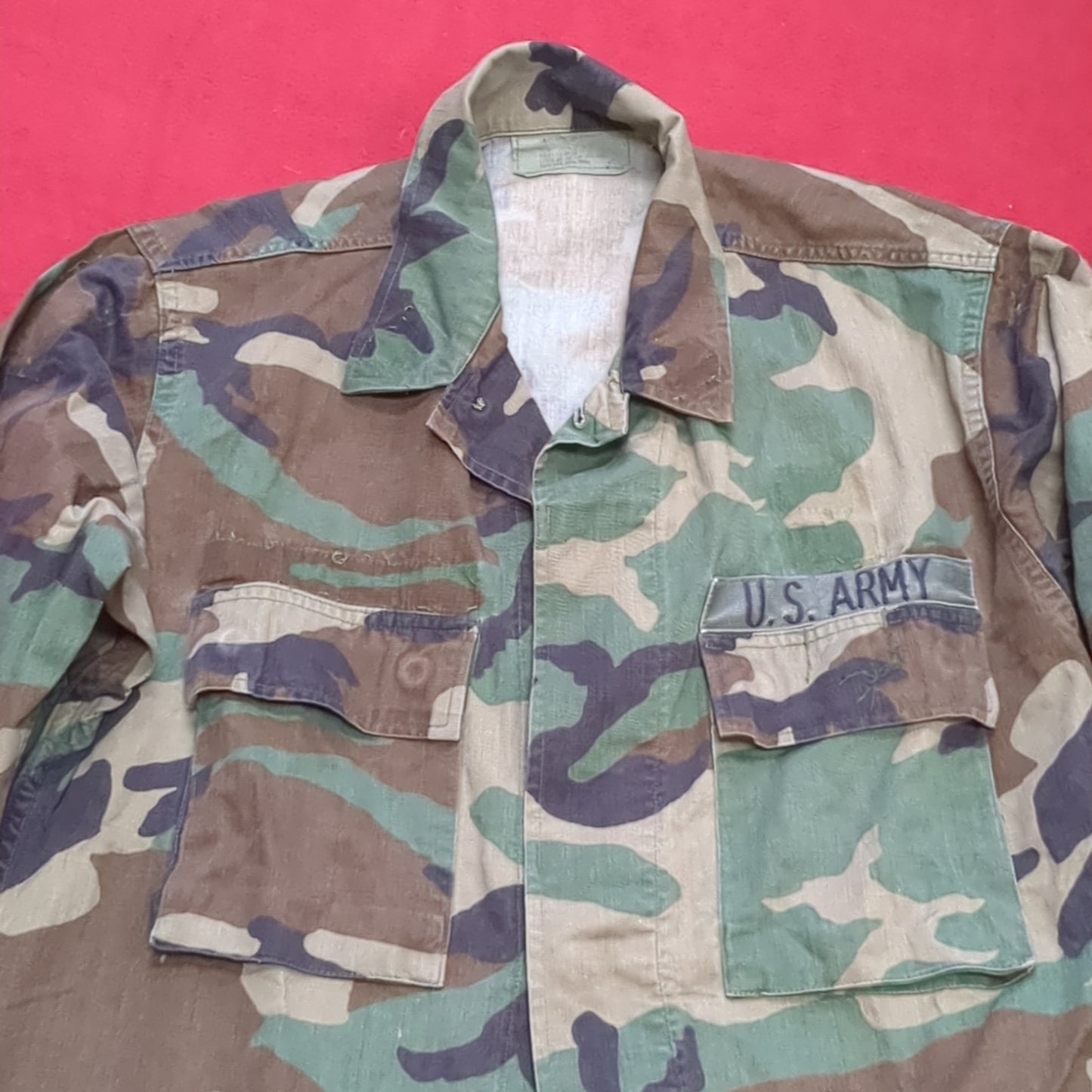 US Army US Army SMALL REGULAR Uniform Top BDU Woodland Pattern (05cc cb8-07)