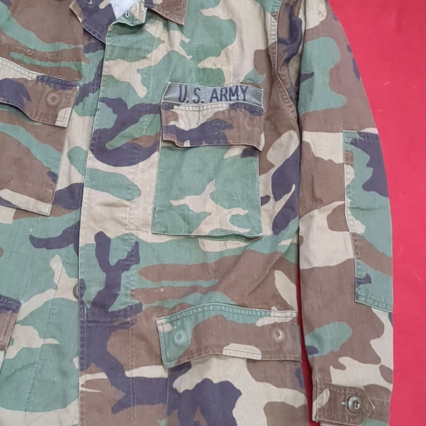 US Army US Army SMALL REGULAR Uniform Top BDU Woodland Pattern (05cc cb8-07)