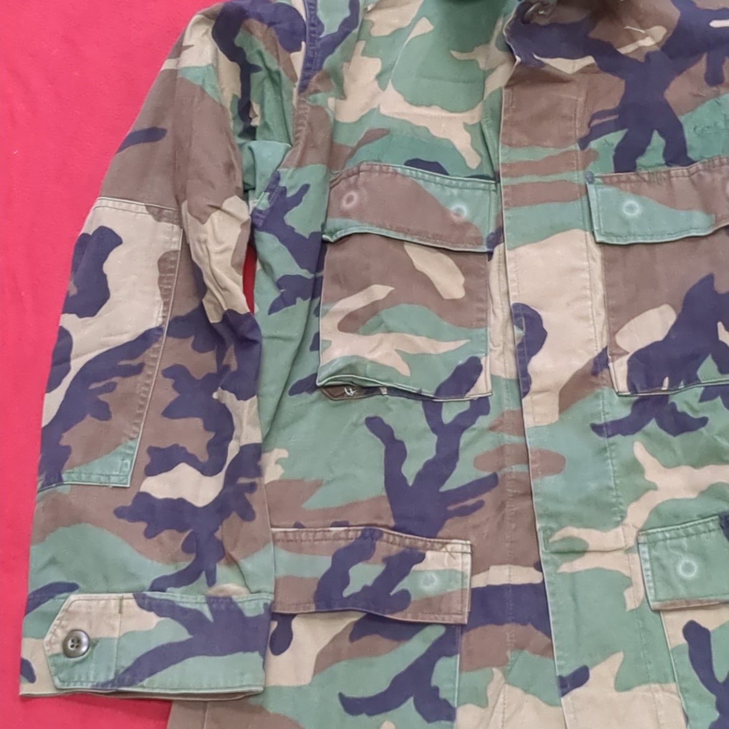 US Army US Army SMALL REGULAR Uniform Top BDU Woodland Pattern (05cc cb8-03)