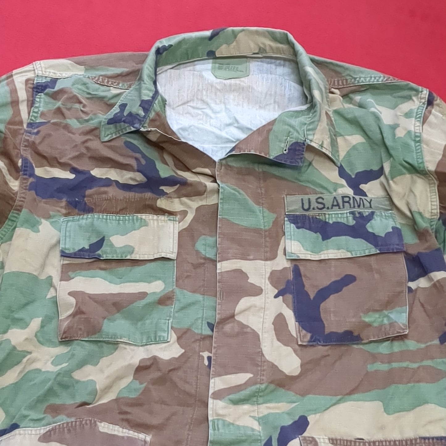 US Army LARGE LONG Uniform Top BDU Woodland Pattern (06cc ca9-05)