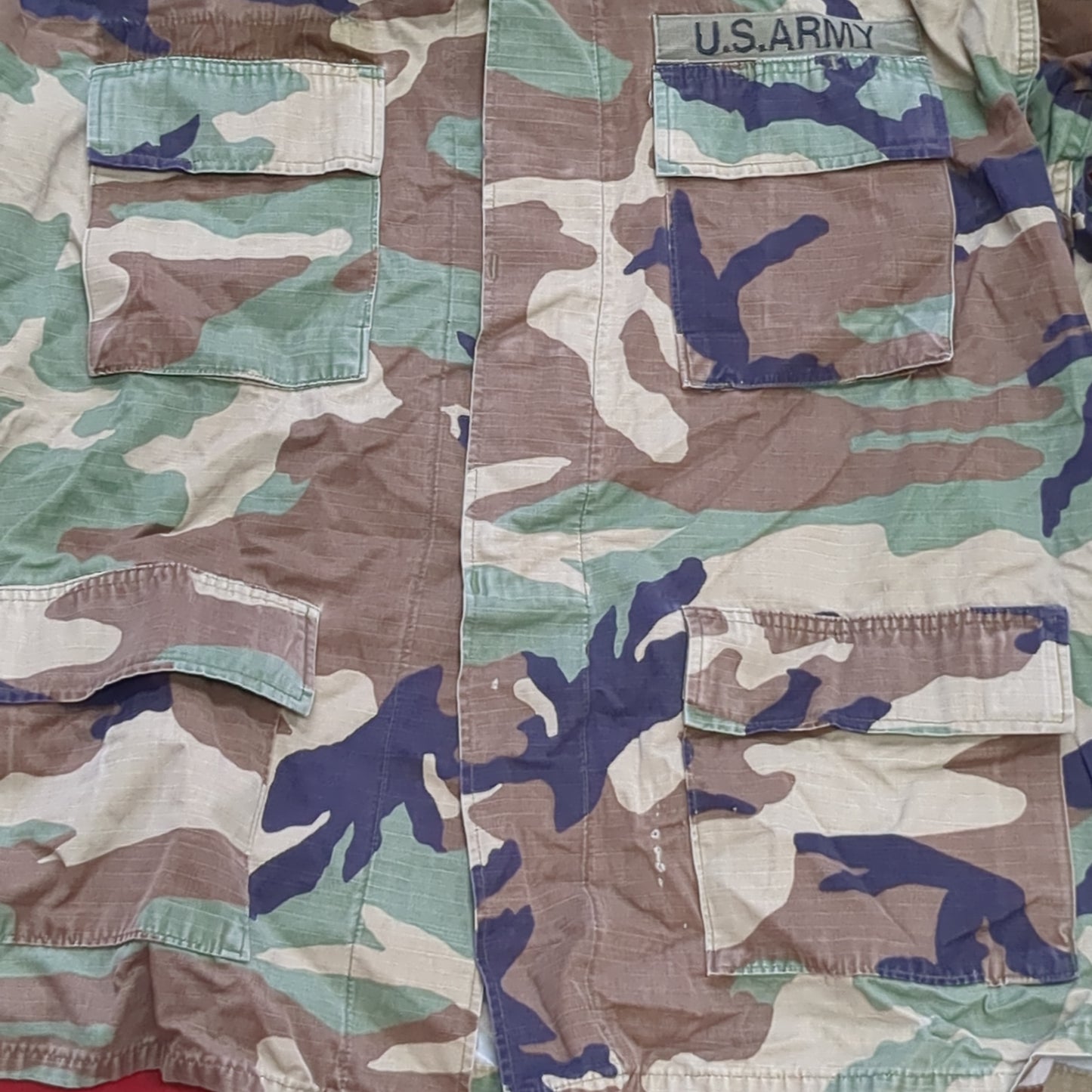 US Army LARGE LONG Uniform Top BDU Woodland Pattern (06cc ca9-05)