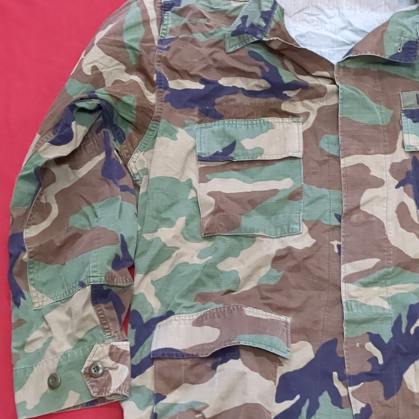 US Army LARGE LONG Uniform Top BDU Woodland Pattern (06cc ca9-05)