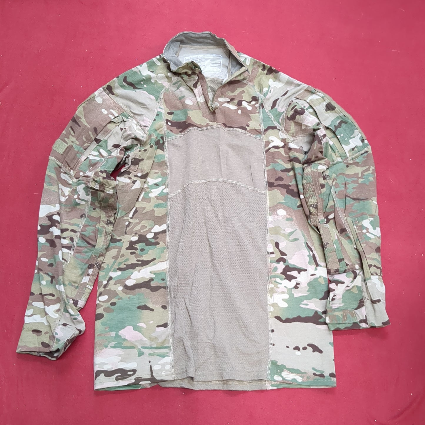 NWOT US Army Deployment MEDIUM 1/4 Quarter Zip OCP Multicam Frac Combat Top (cso- fa10-GUA13)