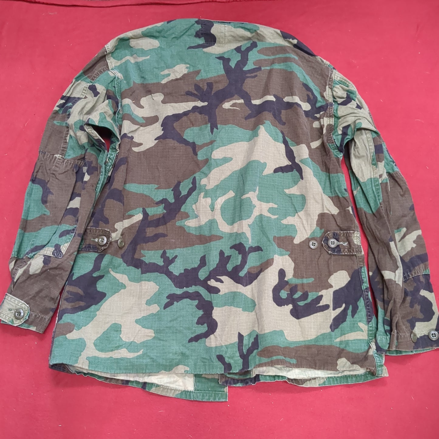 US Army US Army LARGE LONG Uniform Top BDU Woodland Pattern (05cc cb8-05)