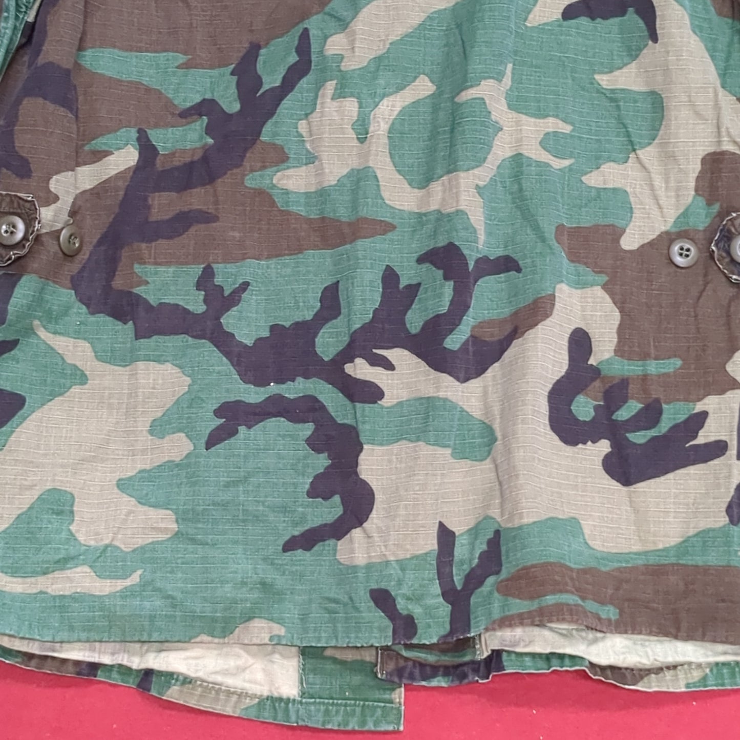 US Army US Army LARGE LONG Uniform Top BDU Woodland Pattern (05cc cb8-05)
