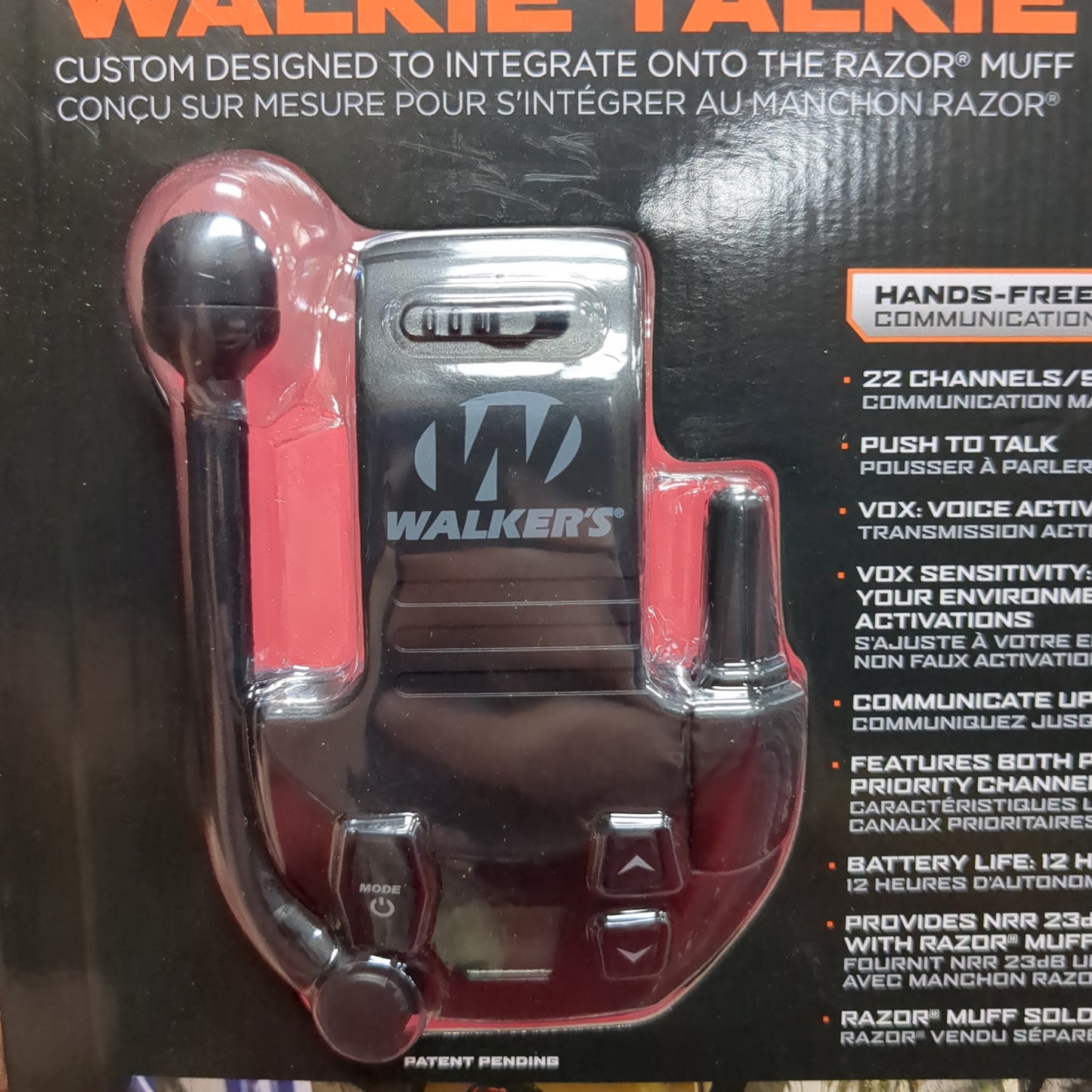 Set of NOS Walker's Razor Walkie Talkies for Razor Muff (fc03-AUG374)
