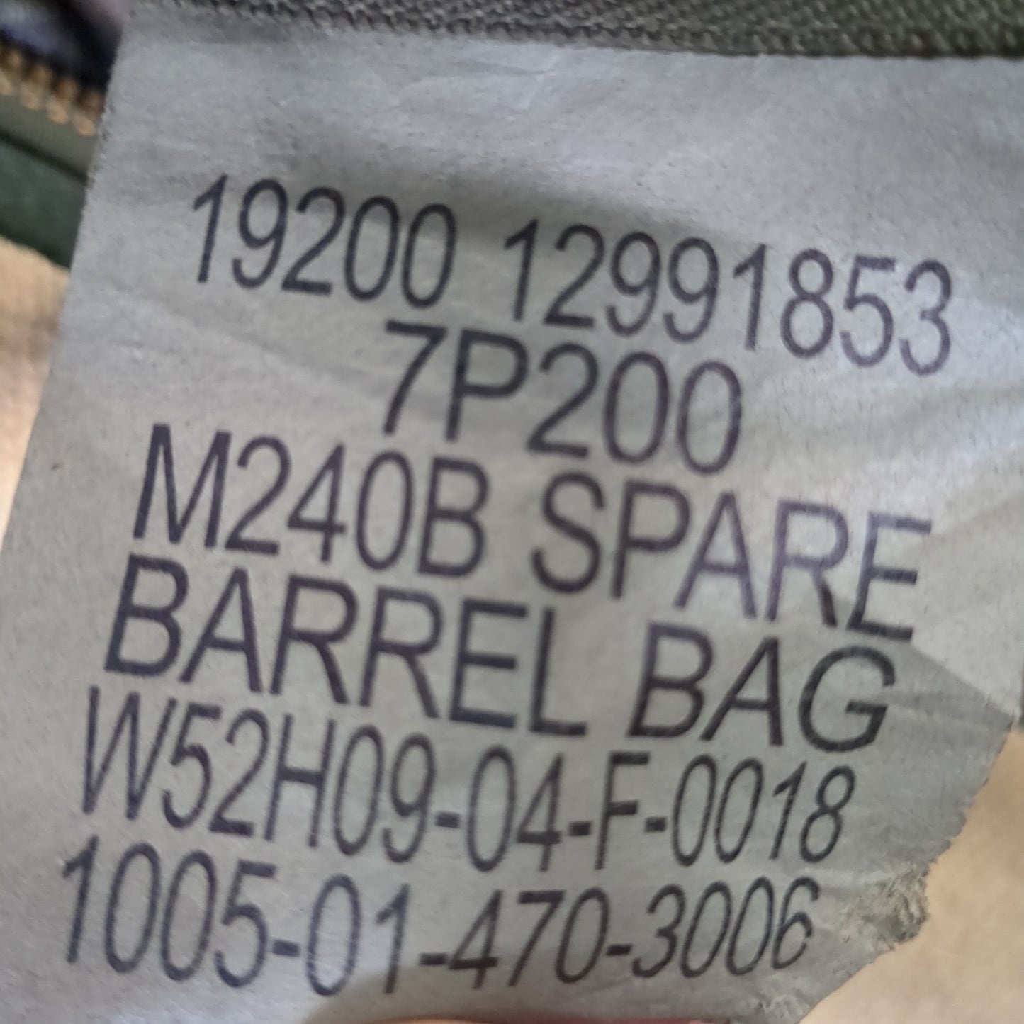 Good Condition US Army BDU Spare Barrel Bag Woodland (BA01-SEP02)
