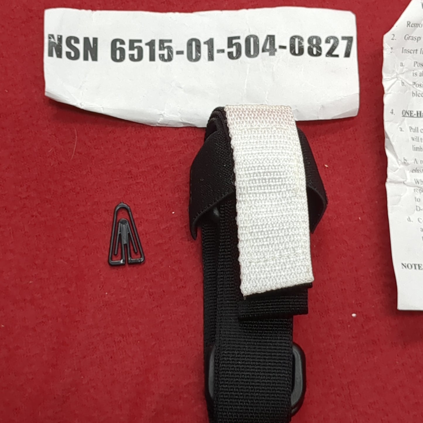 US Army One-Handed OHT Tourniquet 6515-01-504-0827 Excellent condition (07o db07-10)