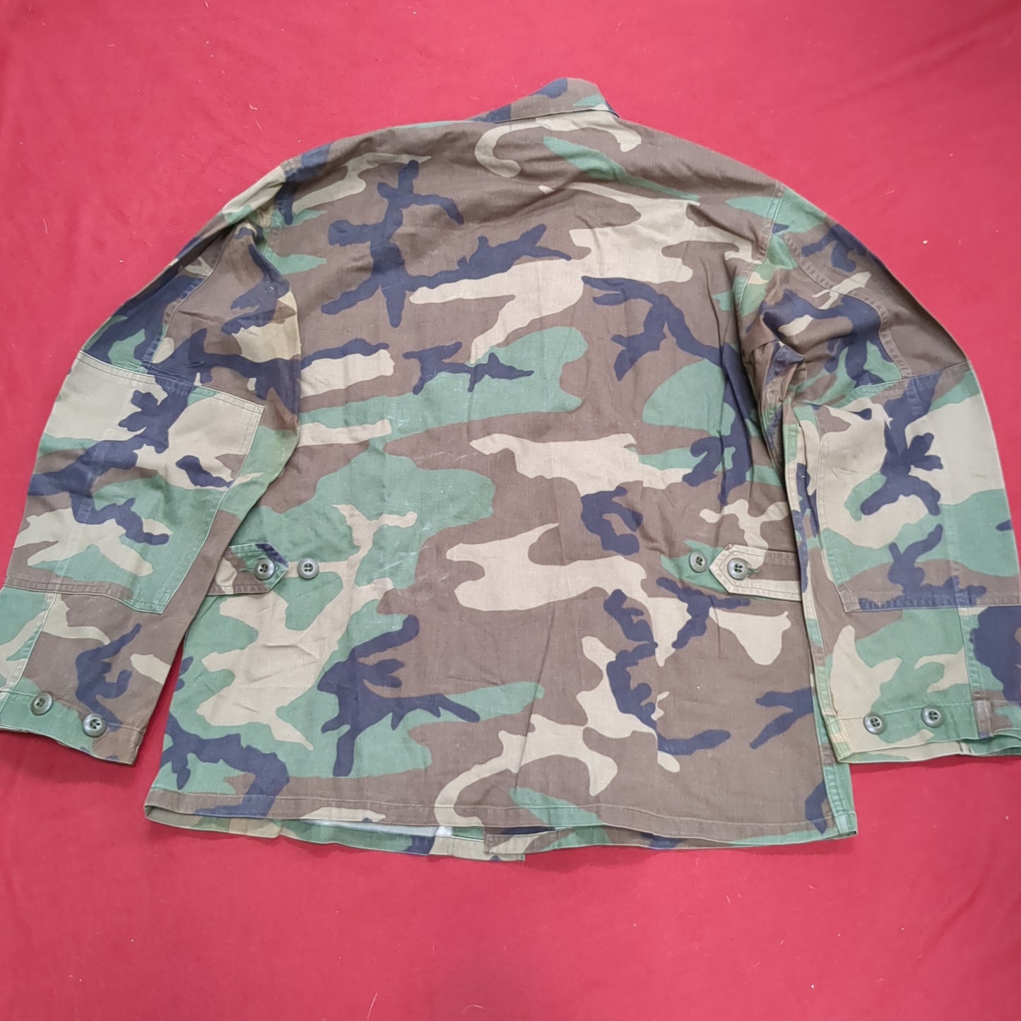 US Army MEDIUM SHORT Uniform Top BDU WOODLAND Pattern (14o db4-33)