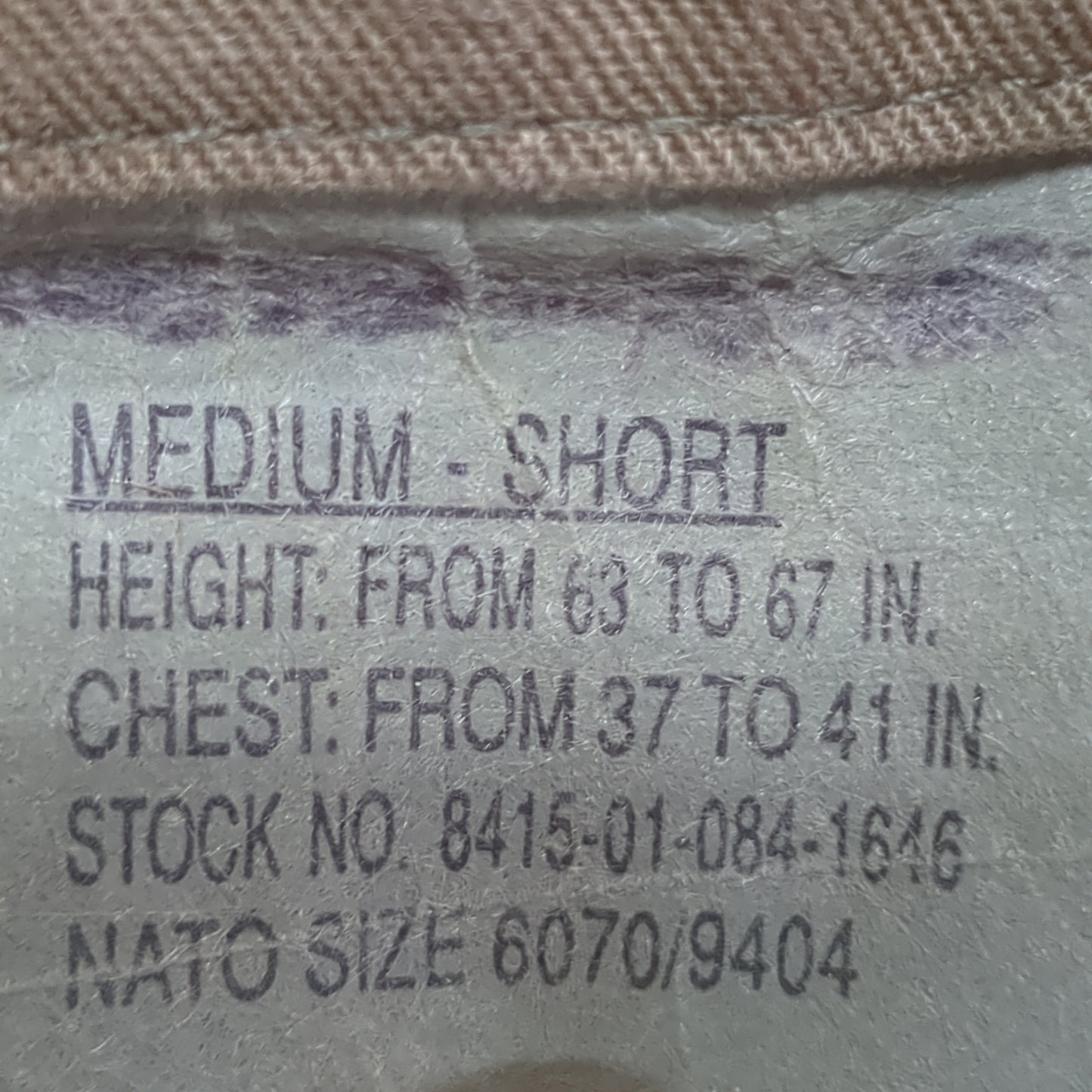 US Army MEDIUM SHORT Uniform Top BDU WOODLAND Pattern Good Condition (14o db4-30)