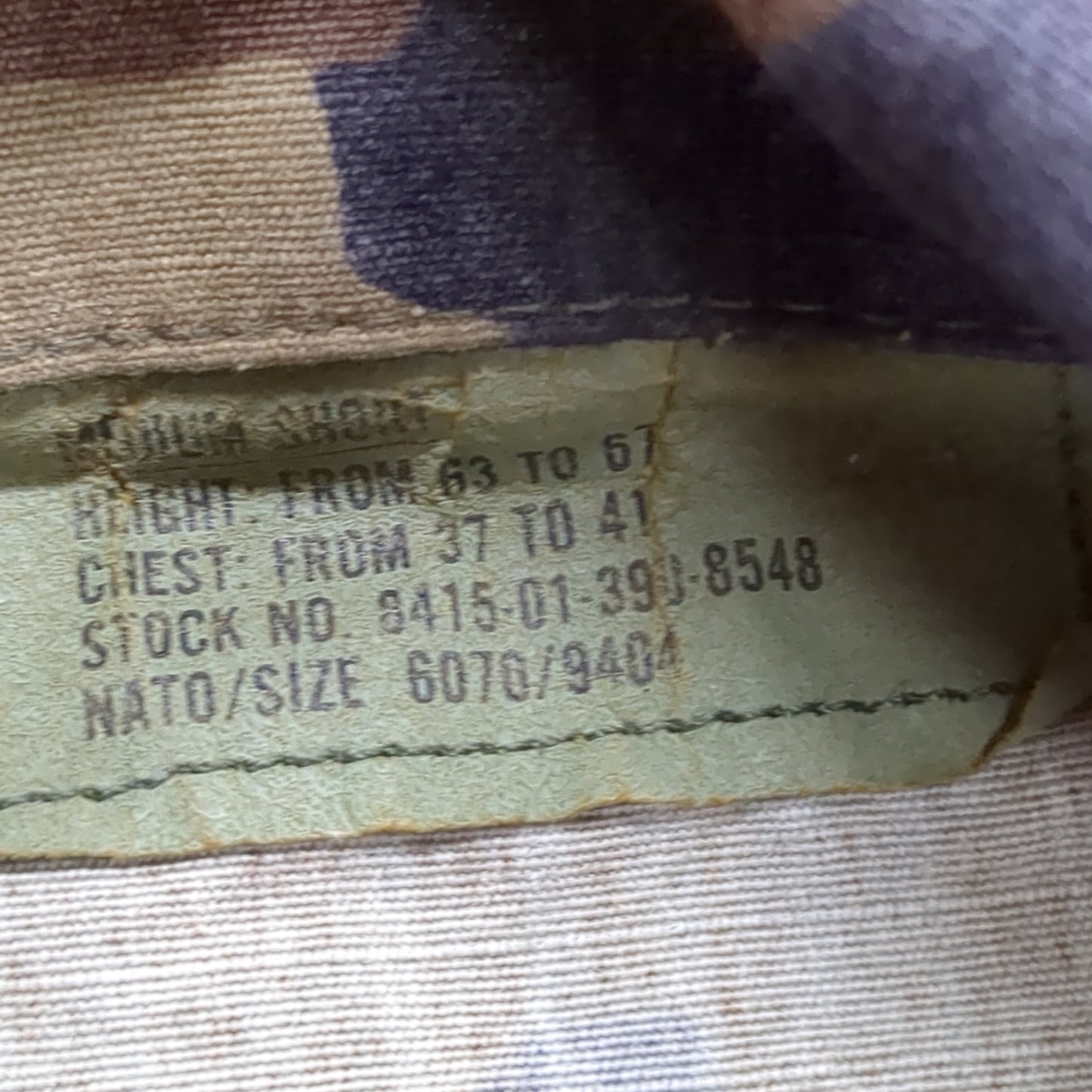 US Army MEDIUM SHORT Uniform Top BDU WOODLAND Pattern Good Condition (14o db4-34)