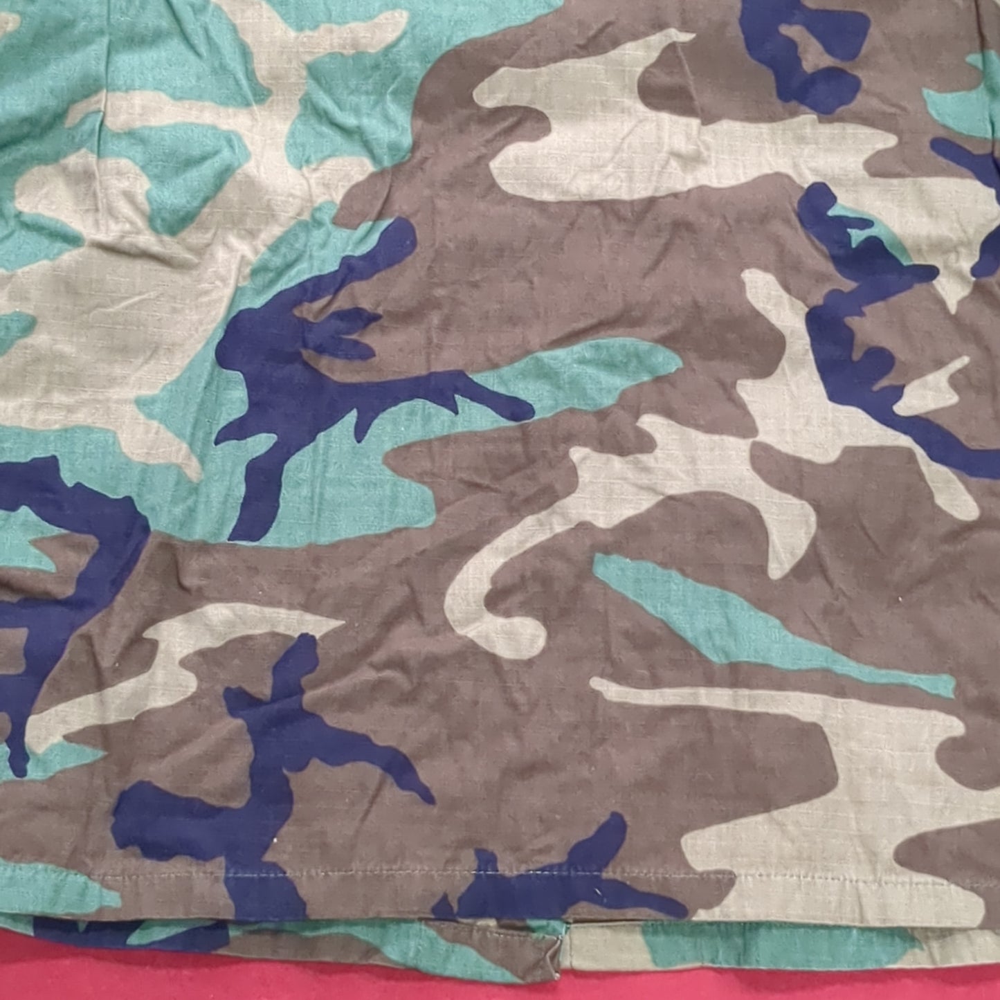 US Army MEDIUM SHORT Uniform Top BDU WOODLAND Pattern Good Condition (14o db4-25)