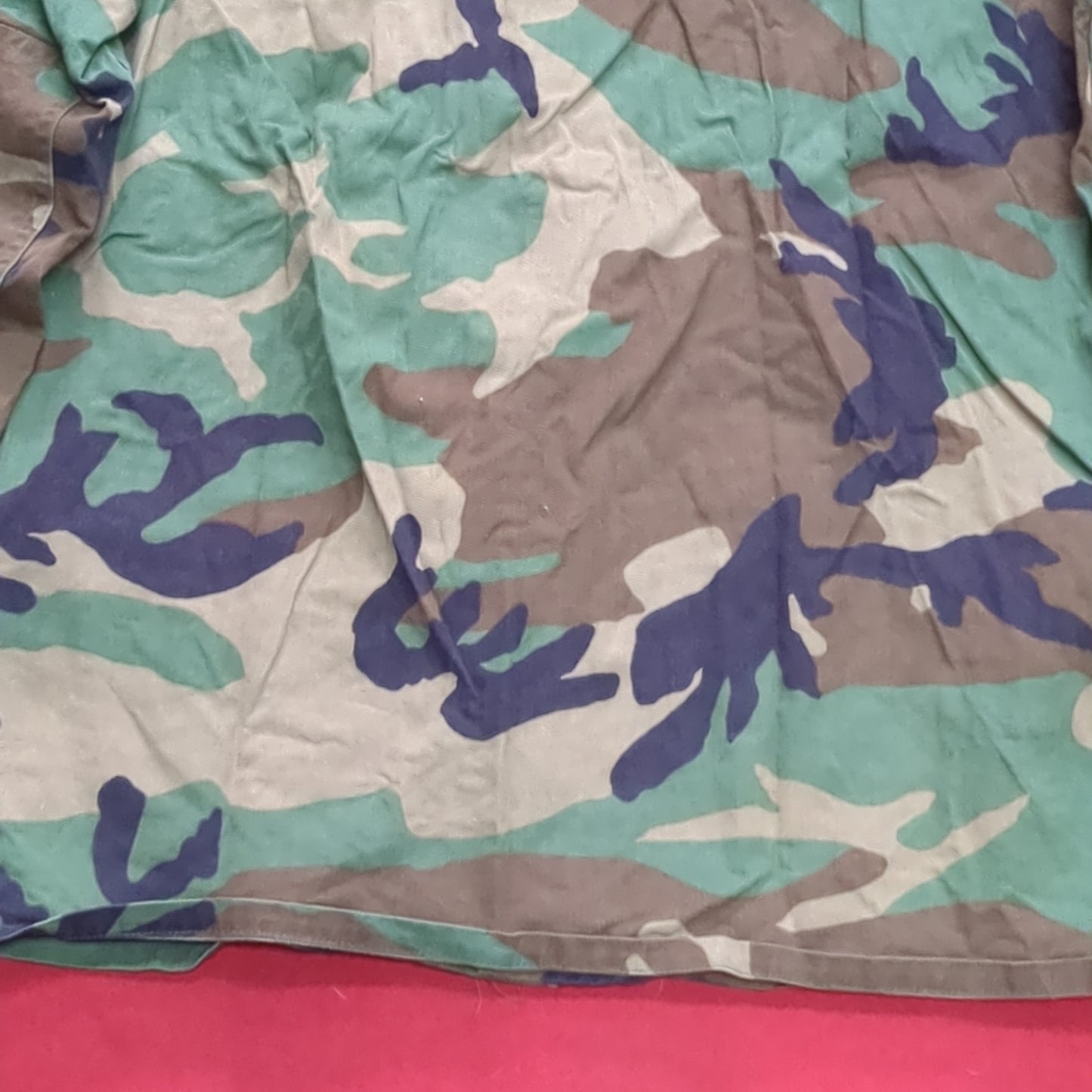 US Army MEDIUM SHORT Uniform Top BDU WOODLAND Pattern Good Condition (14o db4-29)