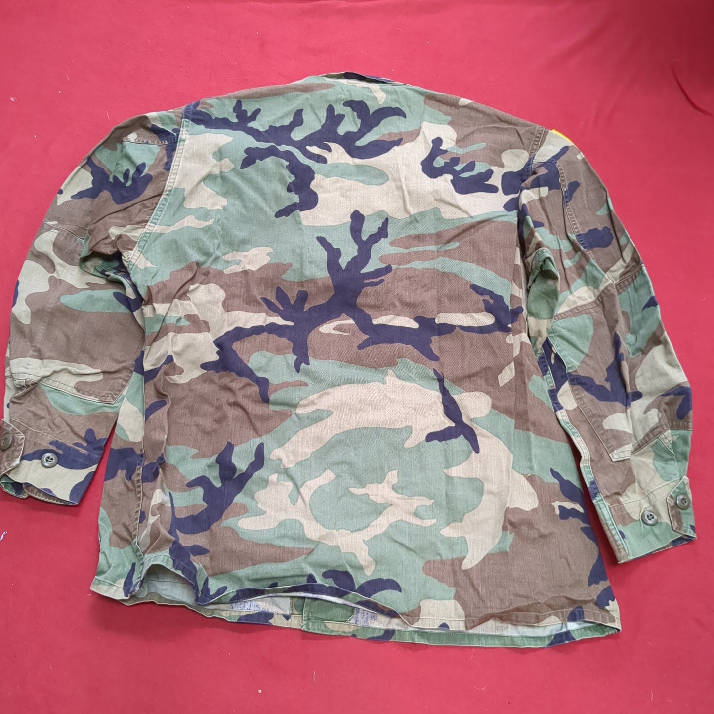 US Army LARGE REGULAR Uniform Top BDU WOODLAND Pattern (16o db09-2)