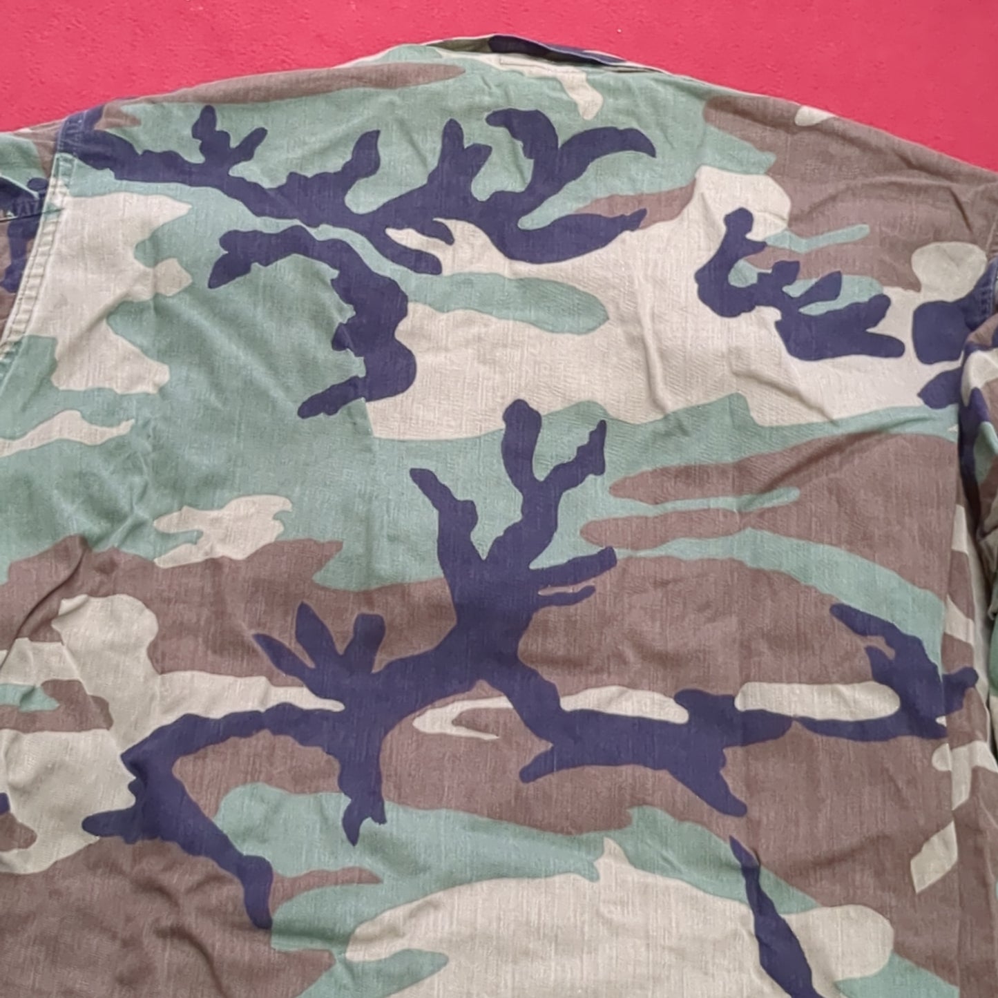 US Army LARGE REGULAR Uniform Top BDU WOODLAND Pattern (16o db09-2)