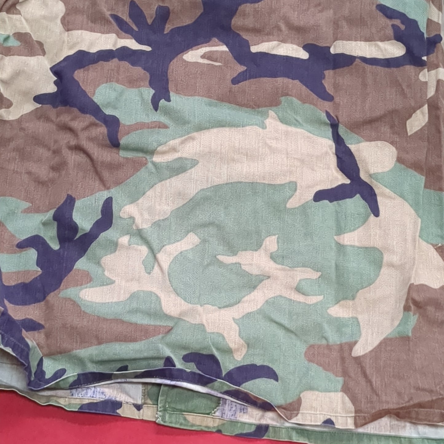 US Army LARGE REGULAR Uniform Top BDU WOODLAND Pattern (16o db09-2)
