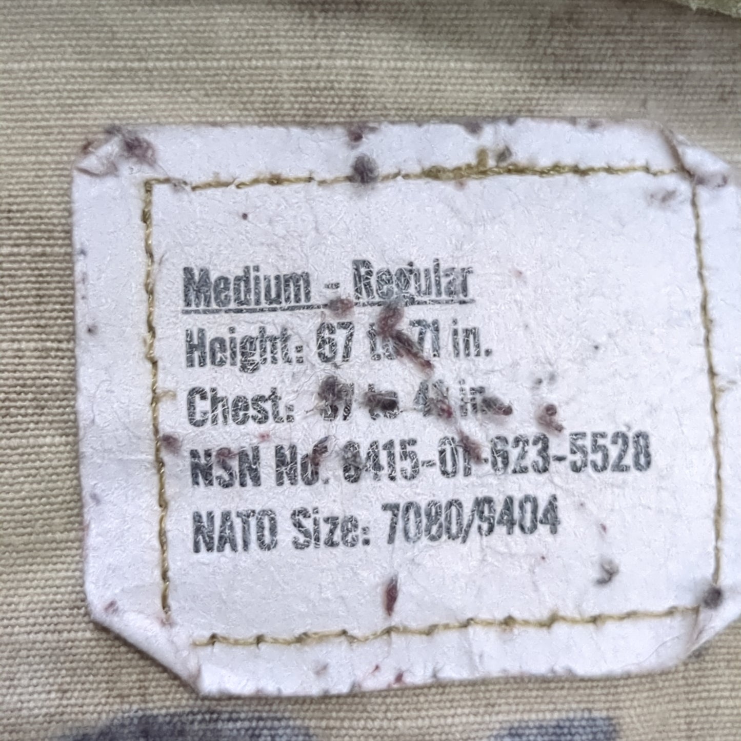US Army MEDIUM REGULAR Uniform Top OCP Pattern (19o da01-4)