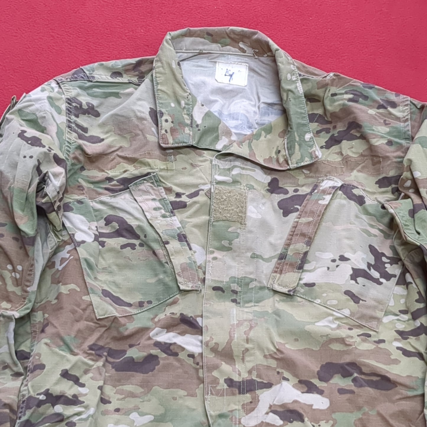 US Army MEDIUM LONG Uniform Top OCP Pattern Good Condition (18o db5-10)