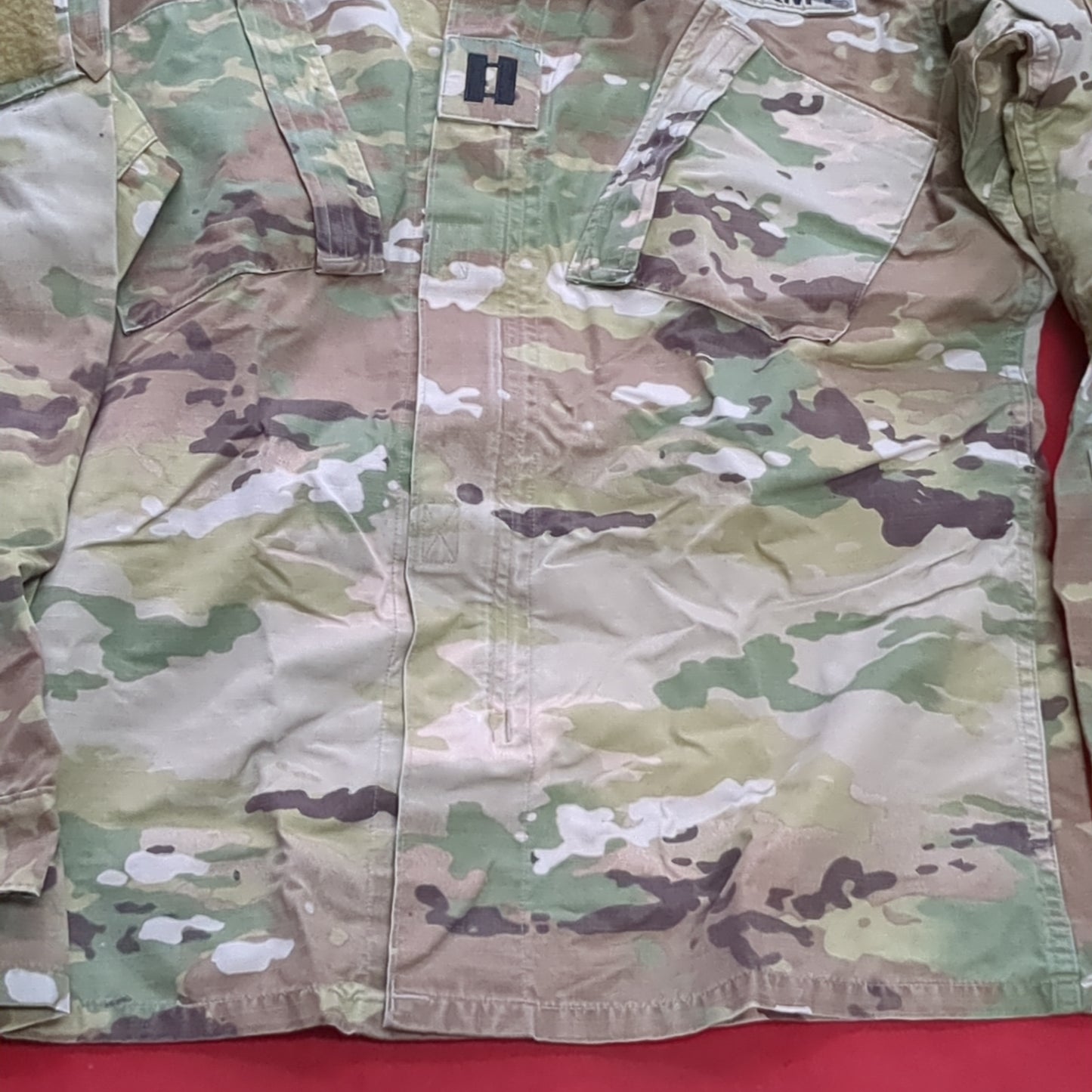 US Army MEDIUM LONG Uniform Top OCP Pattern Good Condition (18o db5-7)