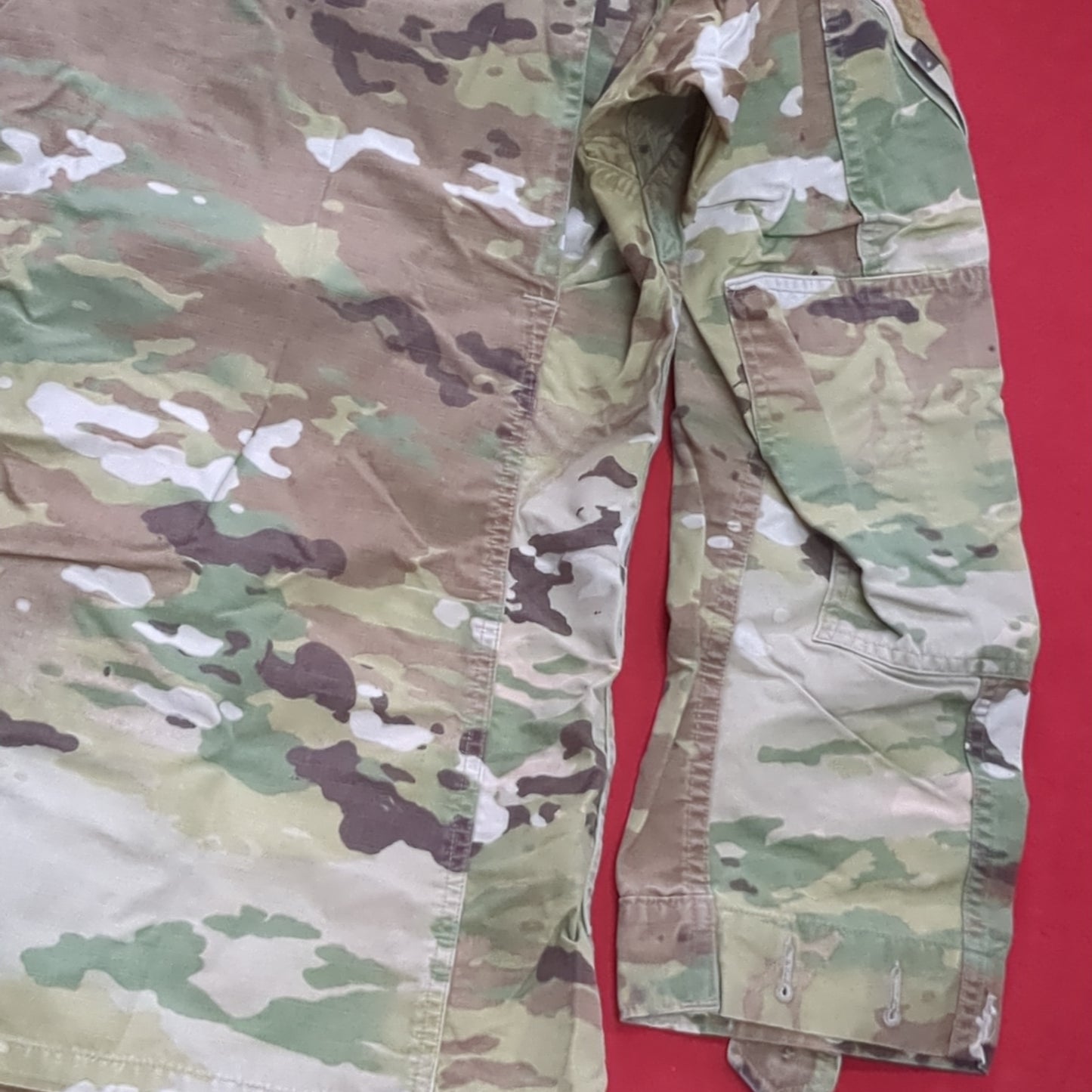 US Army MEDIUM LONG Uniform Top OCP Pattern Good Condition (18o db5-7)