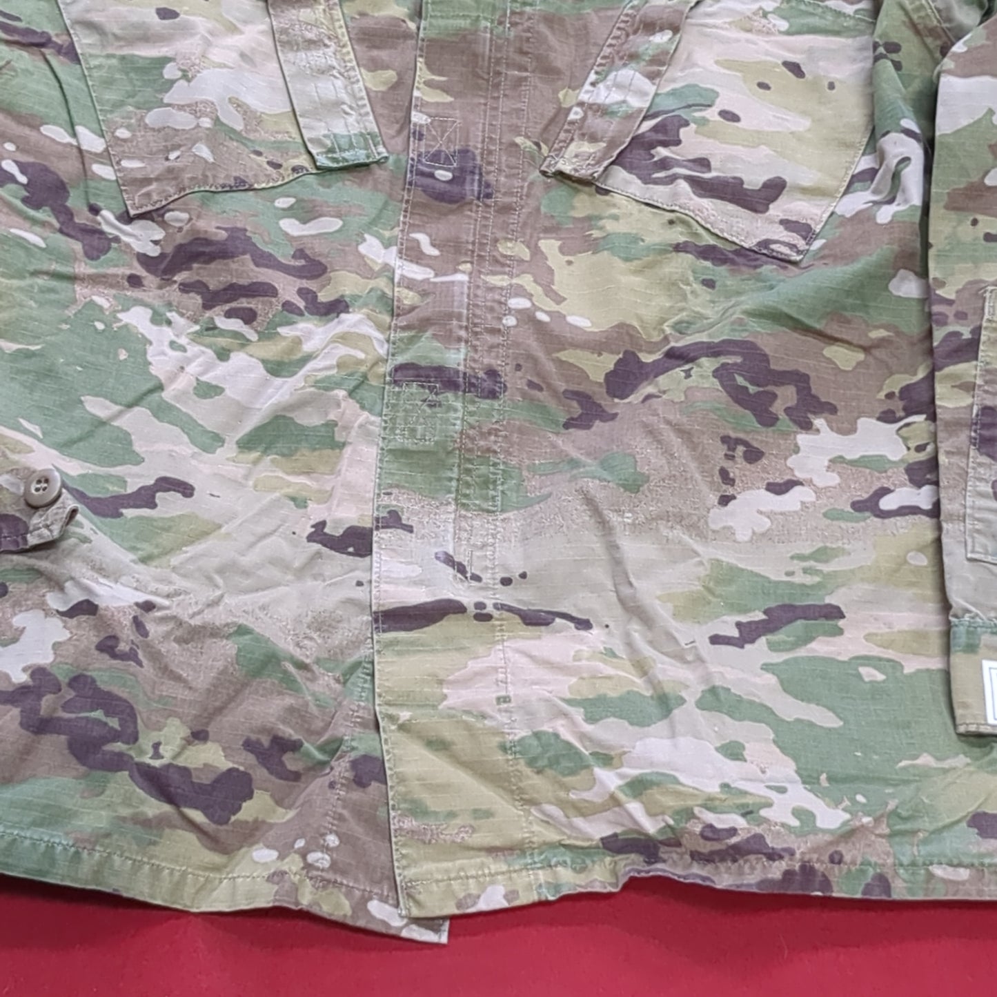 US Army MEDIUM LONG Uniform Top OCP Pattern Good Condition (18o db5-9)