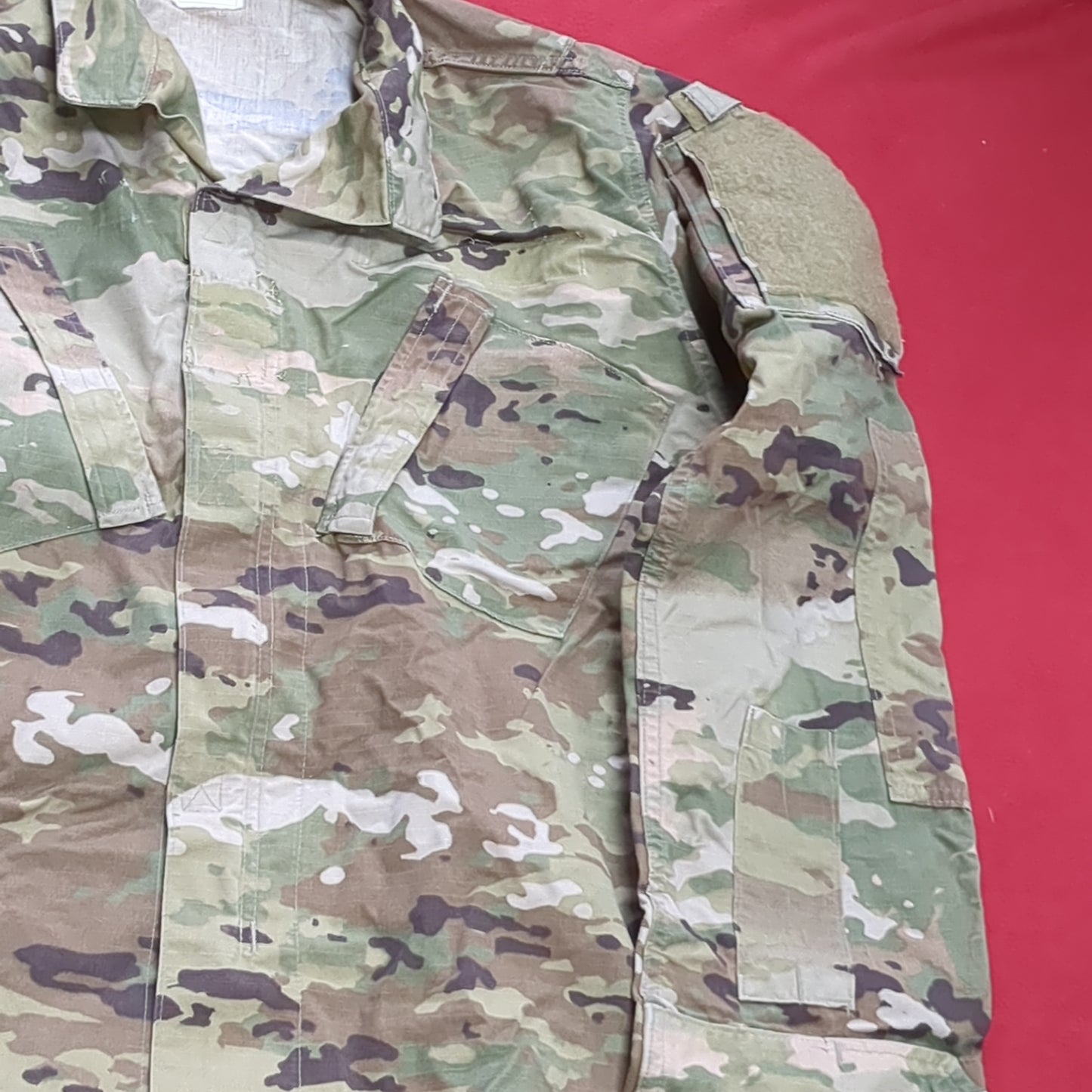 US Army MEDIUM LONG Uniform Top OCP Pattern Good Condition (18o db5-1)