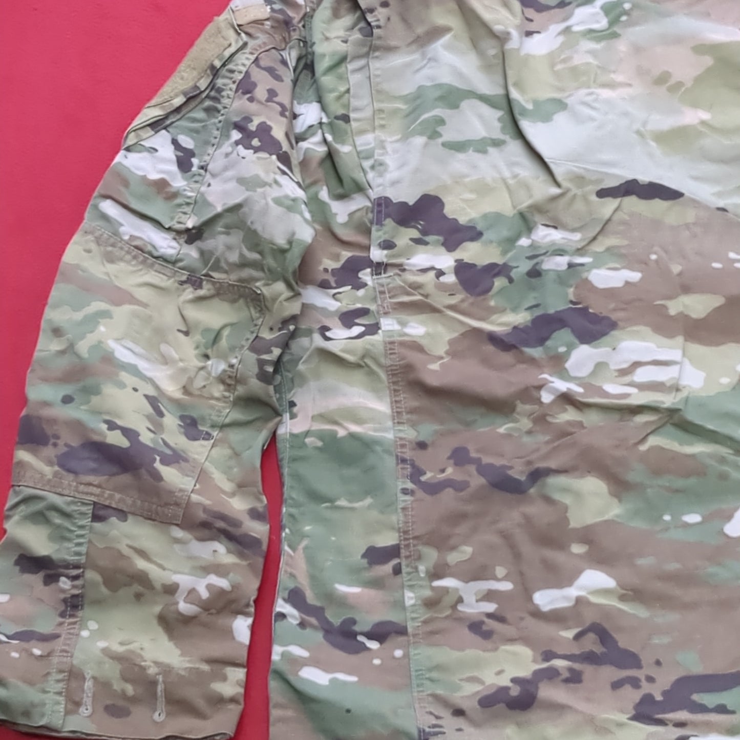 US Army MEDIUM LONG Uniform Top OCP Pattern Good Condition (18o db5-1)